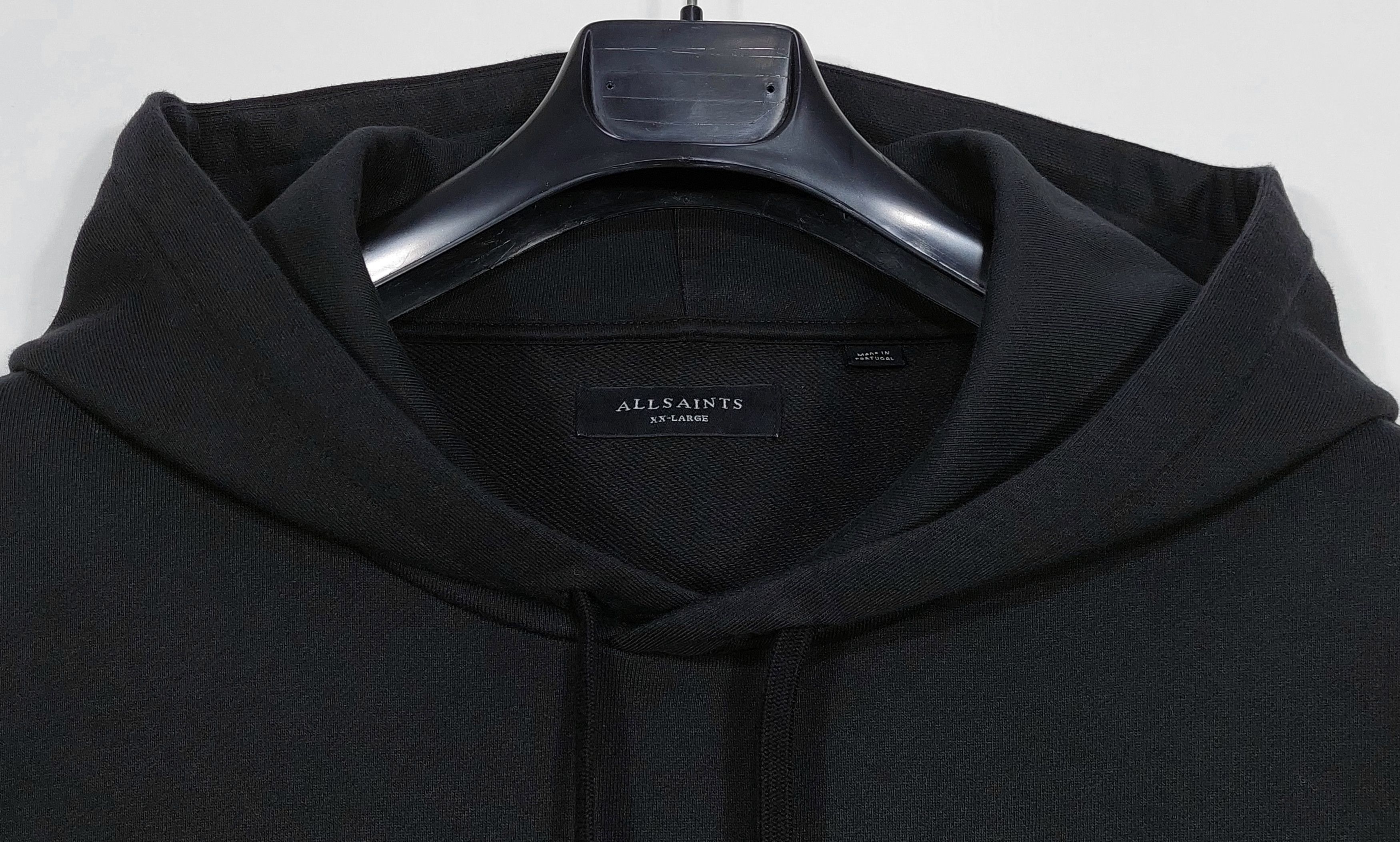 Allsaints logo print hoodie - black XXL Size US XXL / EU 58 / 5 - 2 Thumbnail