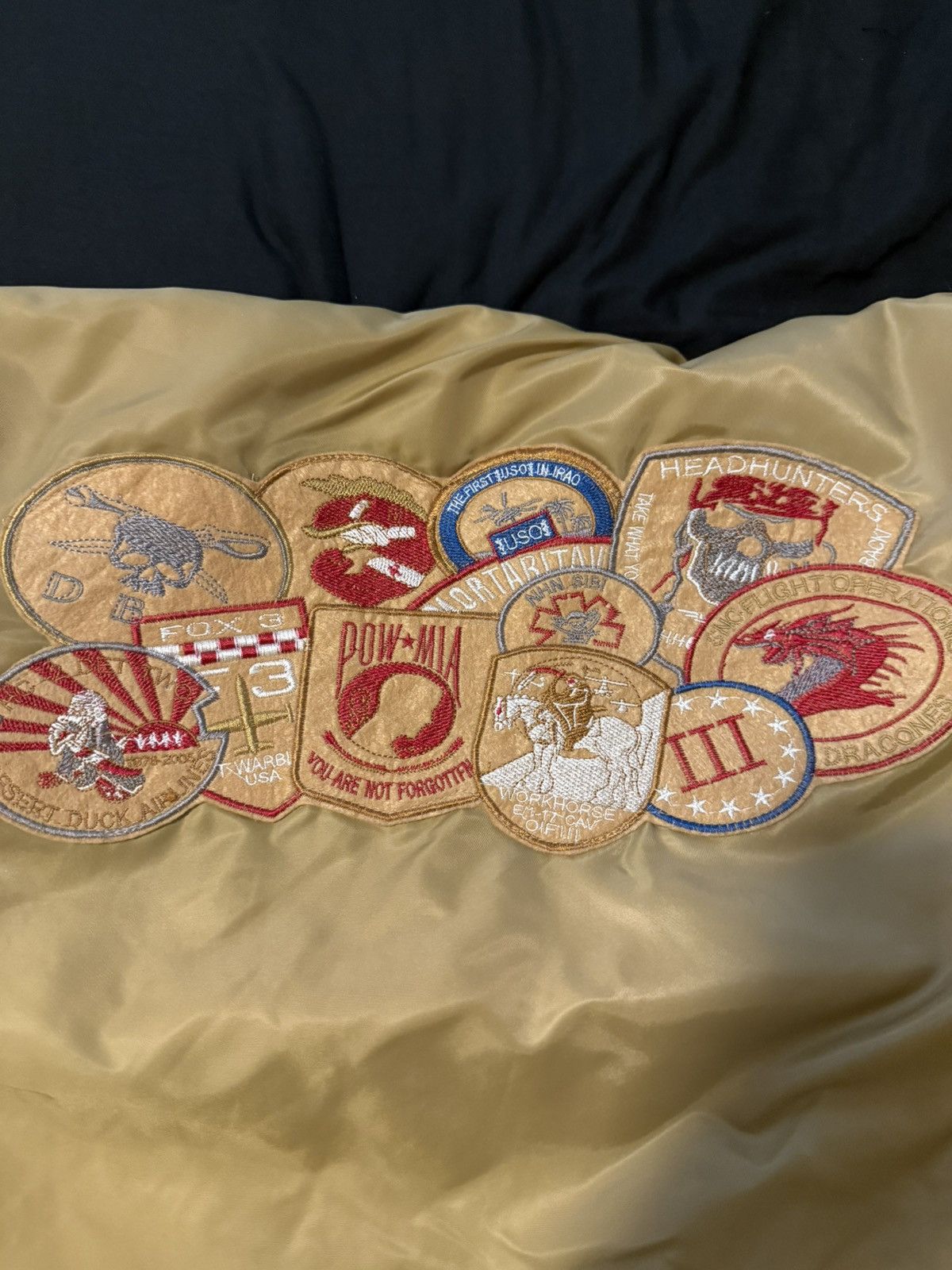 Other × Vintage brown aviator bomber jacket Size US L / EU 52-54 / 3 - 9 Thumbnail