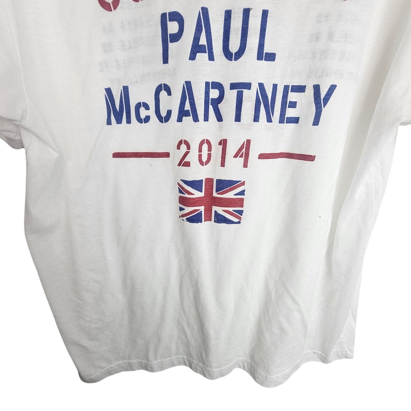 Stella McCartney Paul McCartney Band Tee Sz XL Out There 2014 Tour Graphic T Size XL / US 12-14 / IT 48-50 - 3 Thumbnail