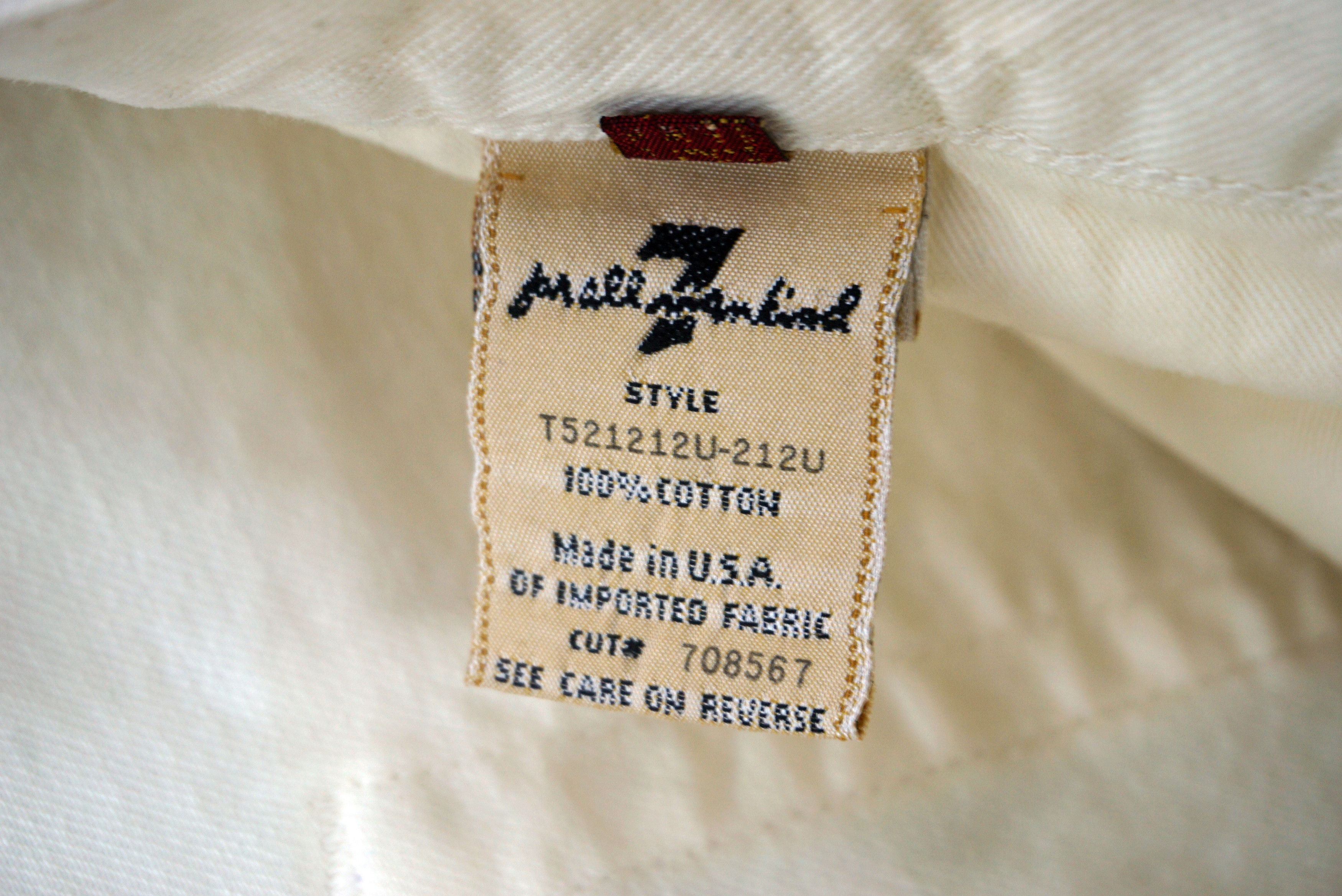 7 For All Mankind 7FAM Jeans Size 36 fit W37xL35 Straight-Leg Denim USA Size US 36 / EU 52 - 19 Thumbnail
