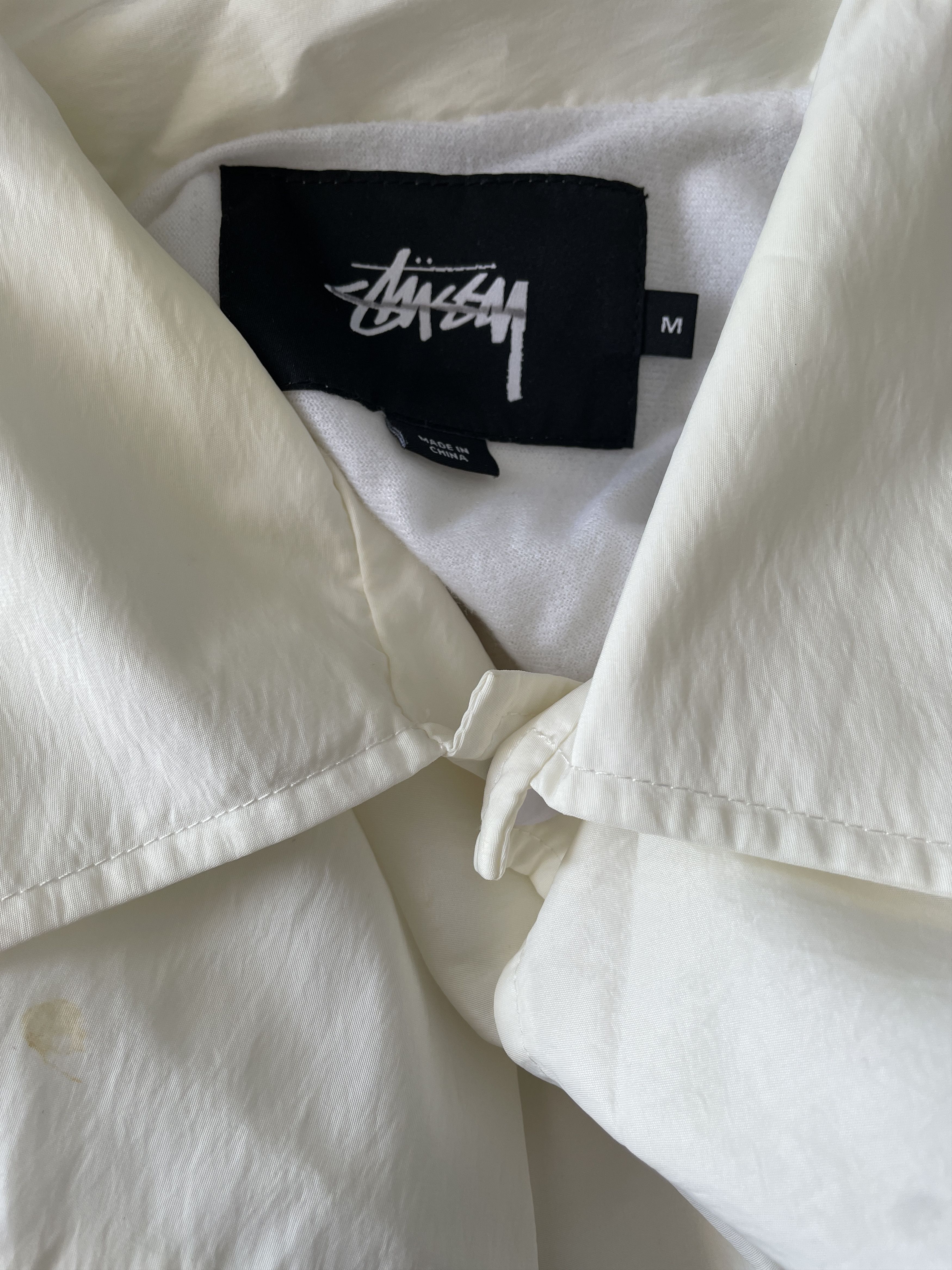 Stussy Stussy Coach Jacket White SS logo Size US M / EU 48-50 / 2 - 4 Thumbnail