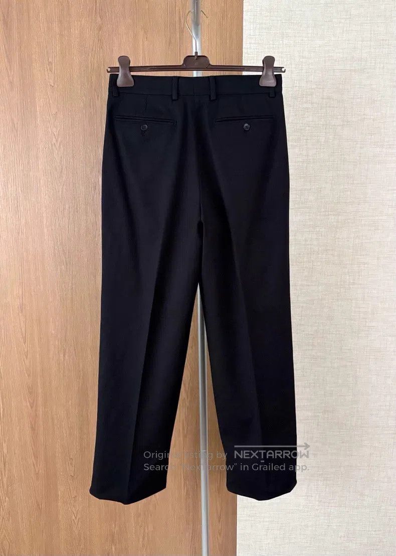 Hermes Hermes Autumn-Winter Men's Gabardine Pleated Casual Pants Size US 38 / EU 54 - 7 Thumbnail