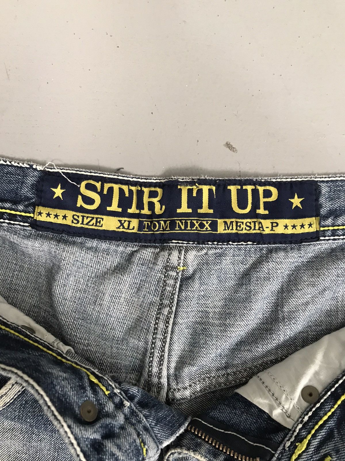 Vintage Vintage stir it up denim Size US 37 - 6 Thumbnail