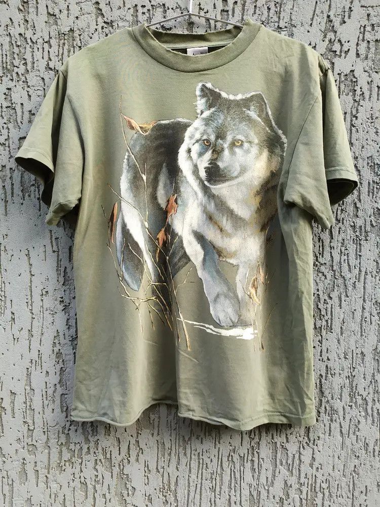 Other Harlequin '93 Wolf art trashed t shirt Size US M / EU 48-50 / 2 - 7 Thumbnail