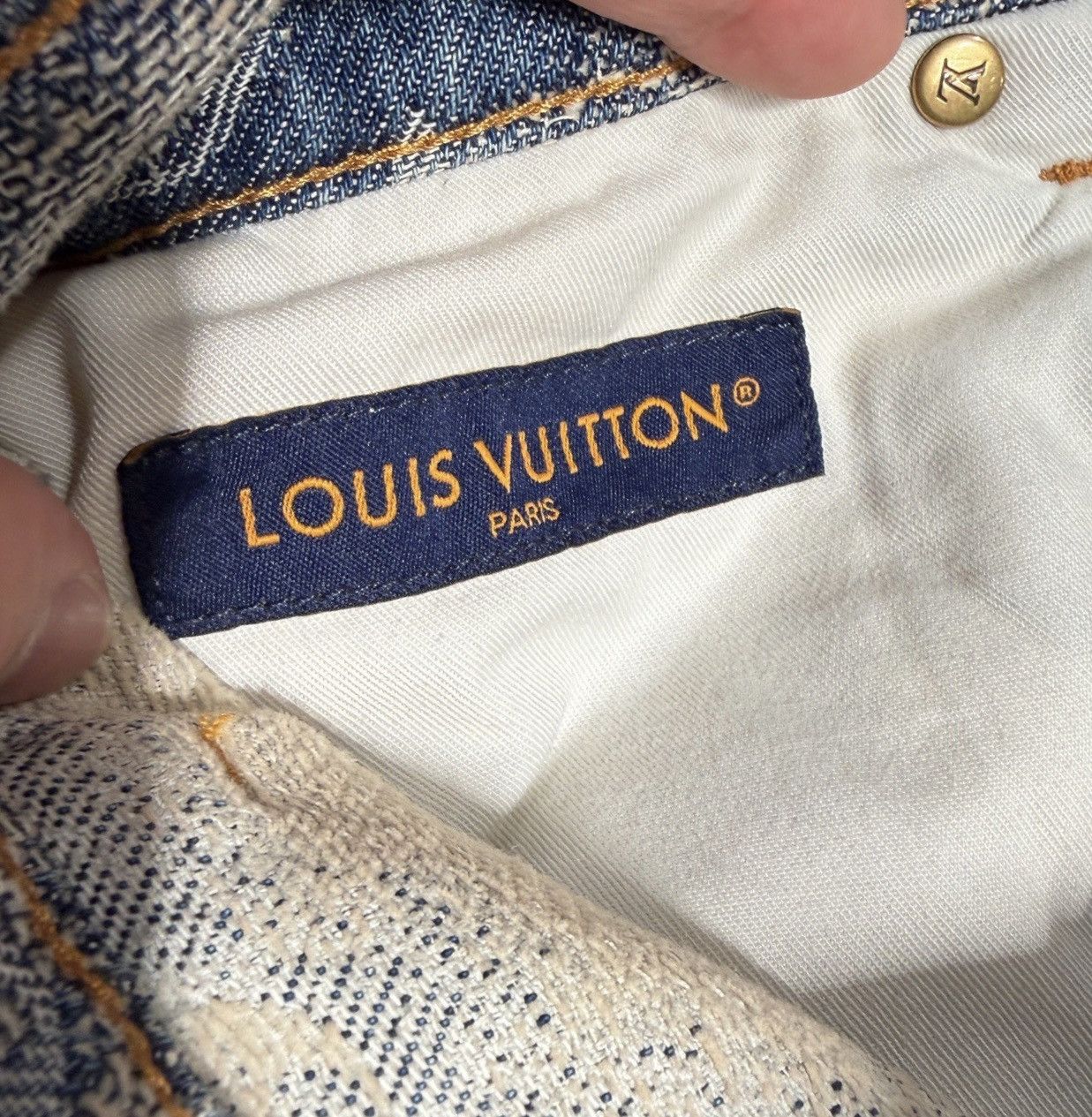 Louis Vuitton Louis Vuitton 32 Monogram camo Denim Skate Pants Size US 32 / EU 48 - 10 Thumbnail