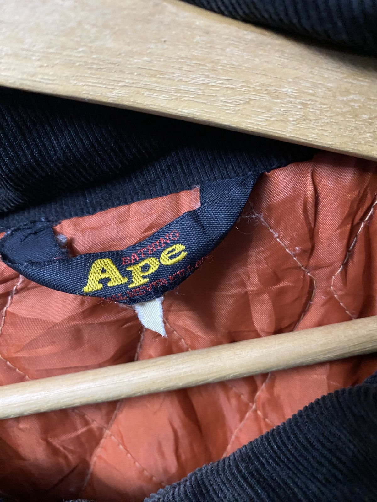 Bape Vintage 90s Bape General Made 978 Corduroy Varsity Jacket Size US L / EU 52-54 / 3 - 6 Thumbnail