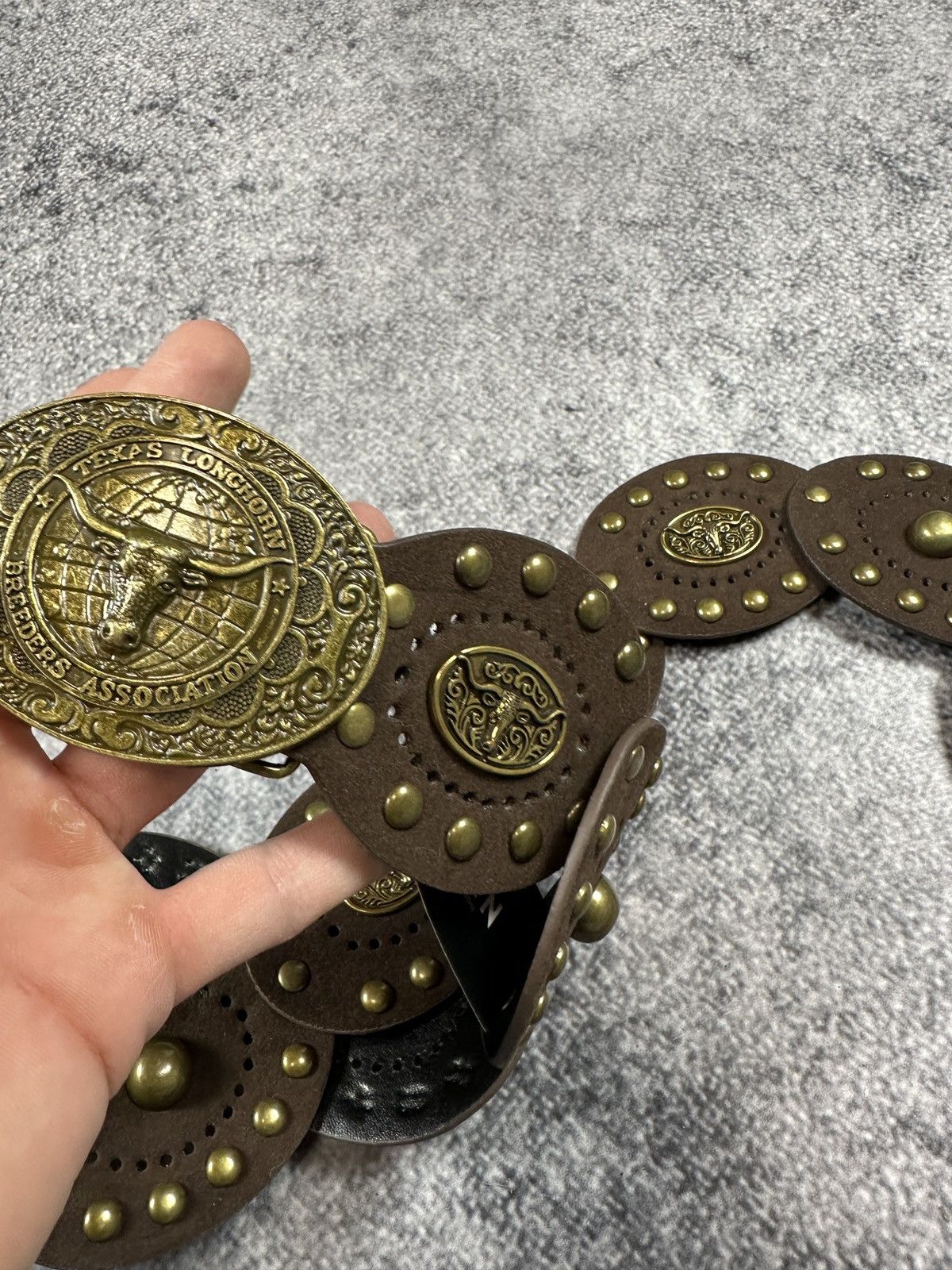 Cowboy Equipment Women Cowboy Belts Style Usa Bulls Streetwear Rare Casual Size ONE SIZE - 3 Thumbnail
