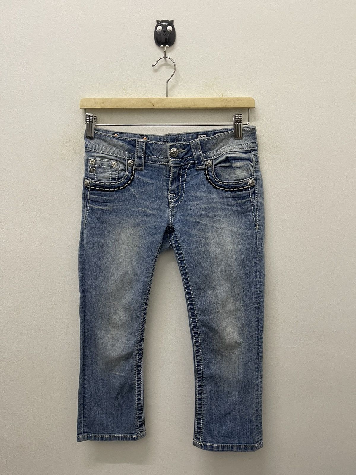 Miss Me Rare Vintage MISS ME Cuffed Capri Size 26" / US 2 / IT 38 - 6 Thumbnail