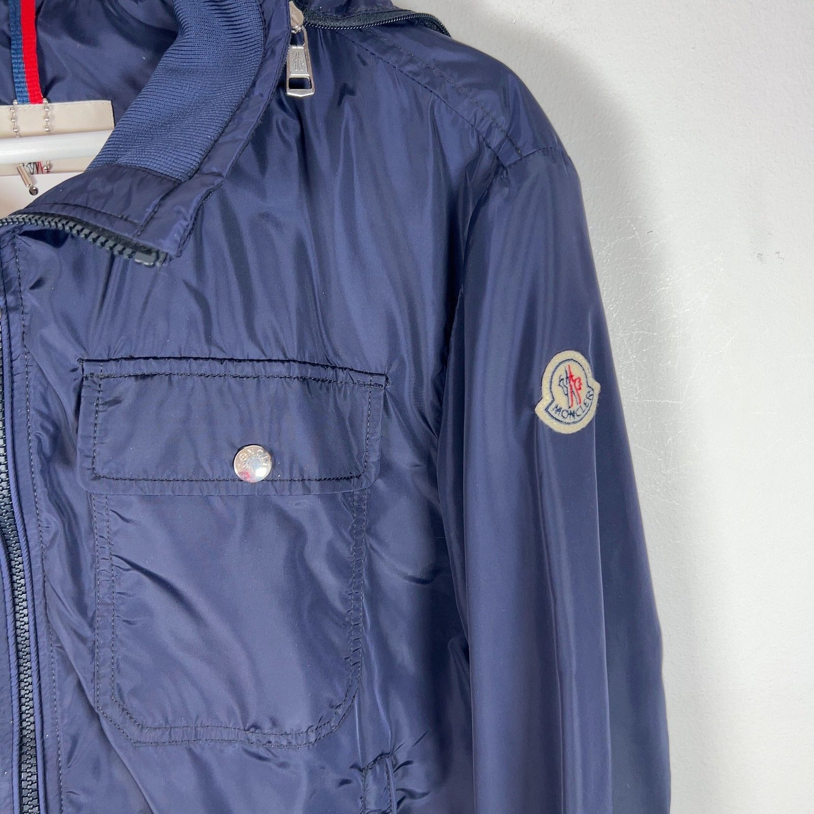 Moncler Moncler Cargo Cargo Zip-Up Nylon Hoodie Size US M / EU 48-50 / 2 - 2 Thumbnail