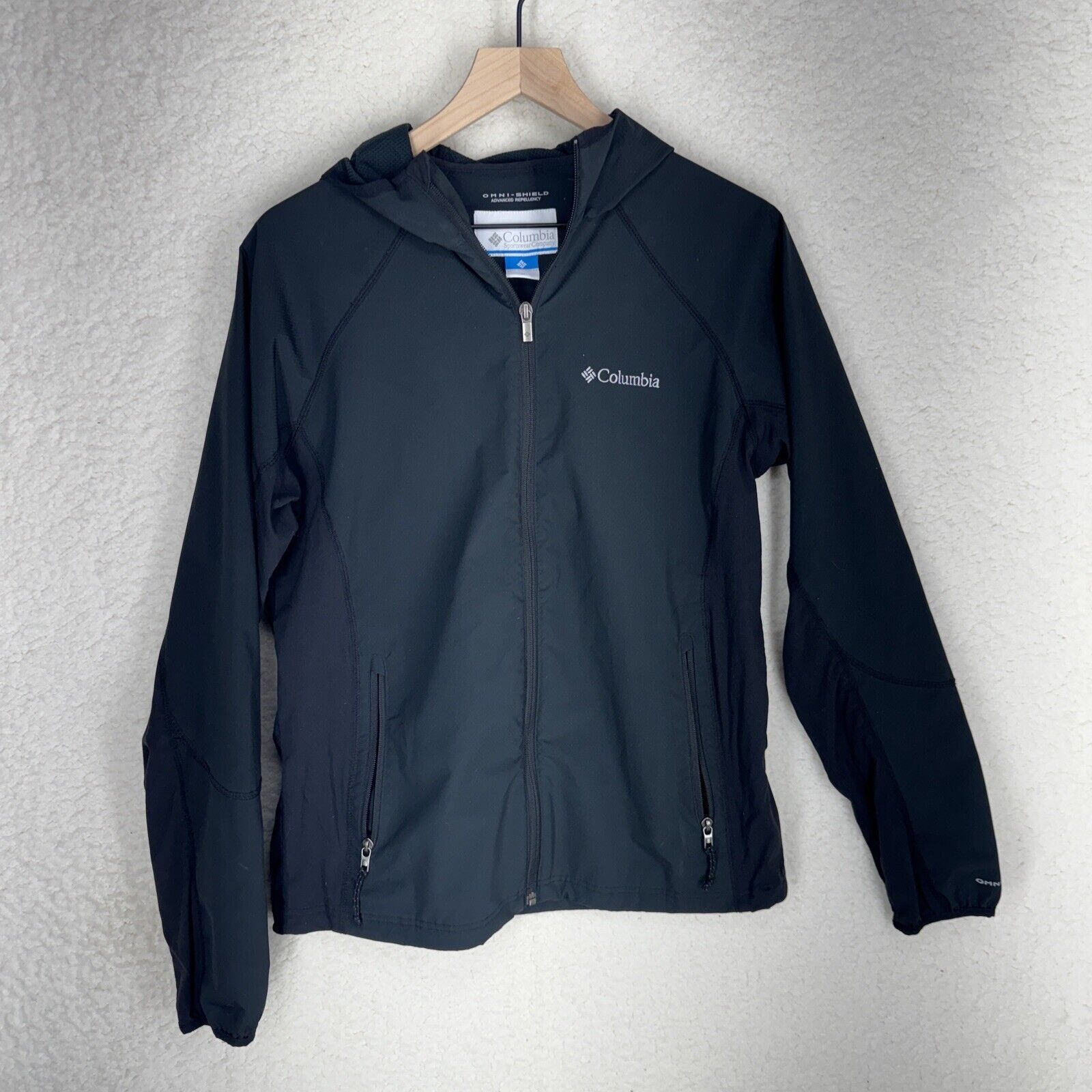 Columbia Columbia Omni Shield Women Medium Zip Up Nylon Hooded Jacket Size S / US 4 / IT 40 - 1 Thumbnail