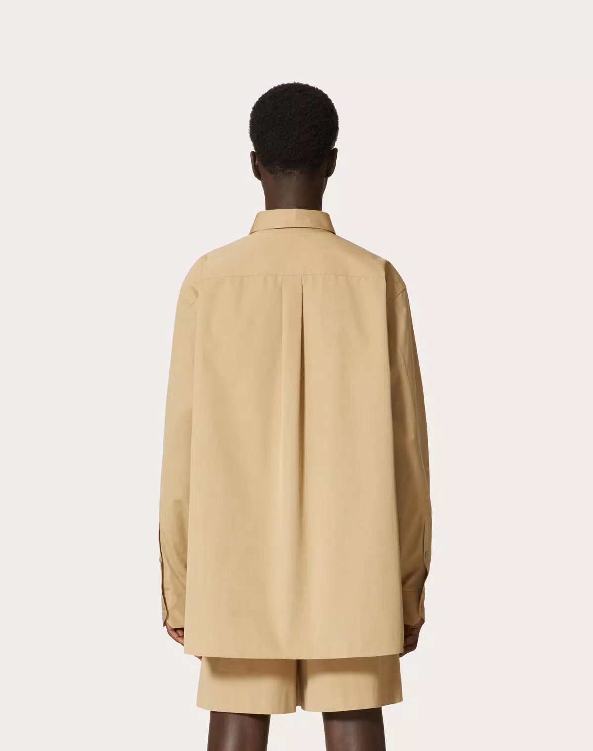 Valentino oc11z0725 Long Sleeve Cotton Shirt in Beige Size US L / EU 52-54 / 3 - 5 Thumbnail