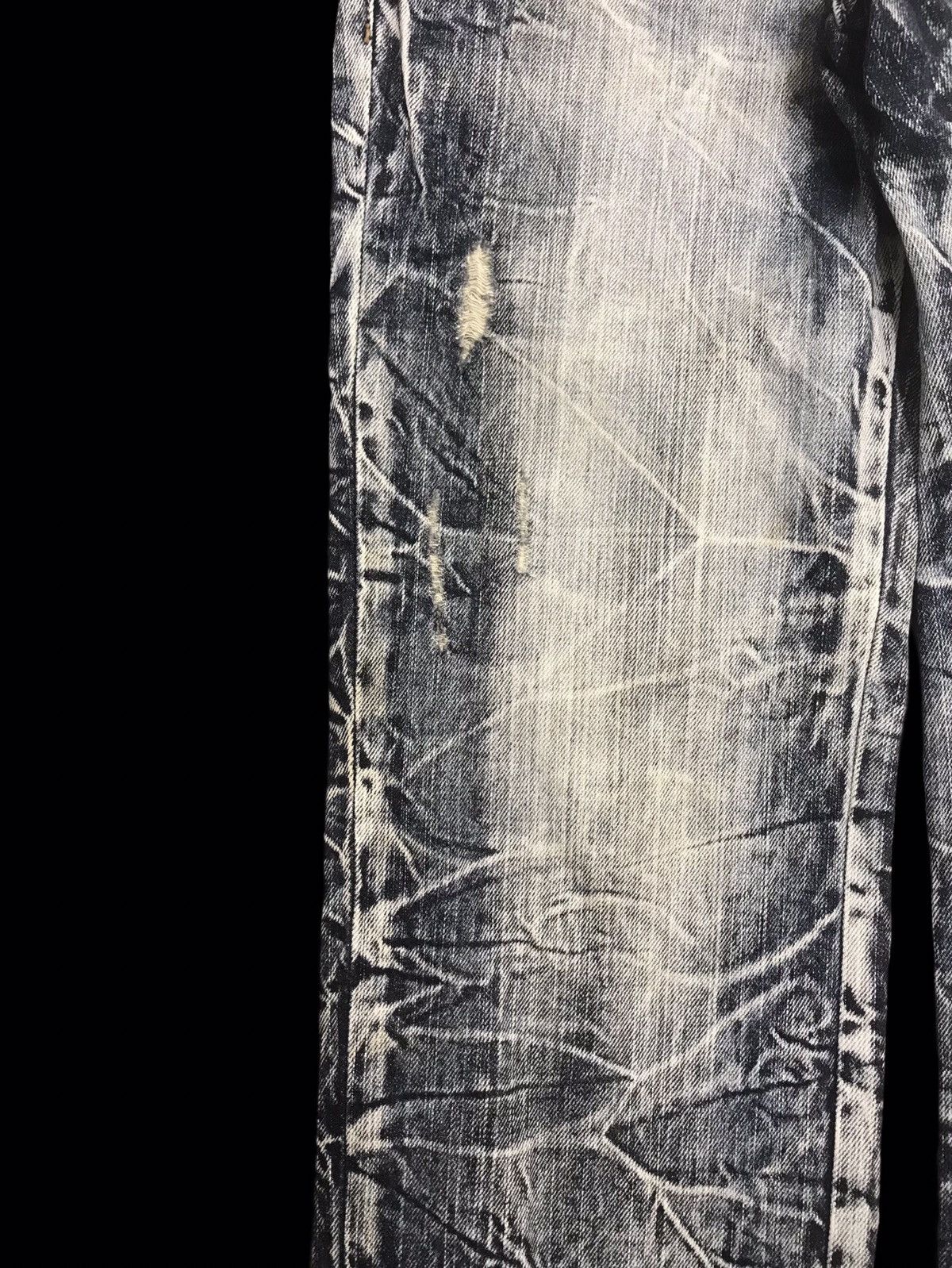 Seditionaries 💥DOUBLE WAIST💥BLOW BY BLUE CRAZY FADES SLIM DENIM F309 Size US 29 - 6 Thumbnail