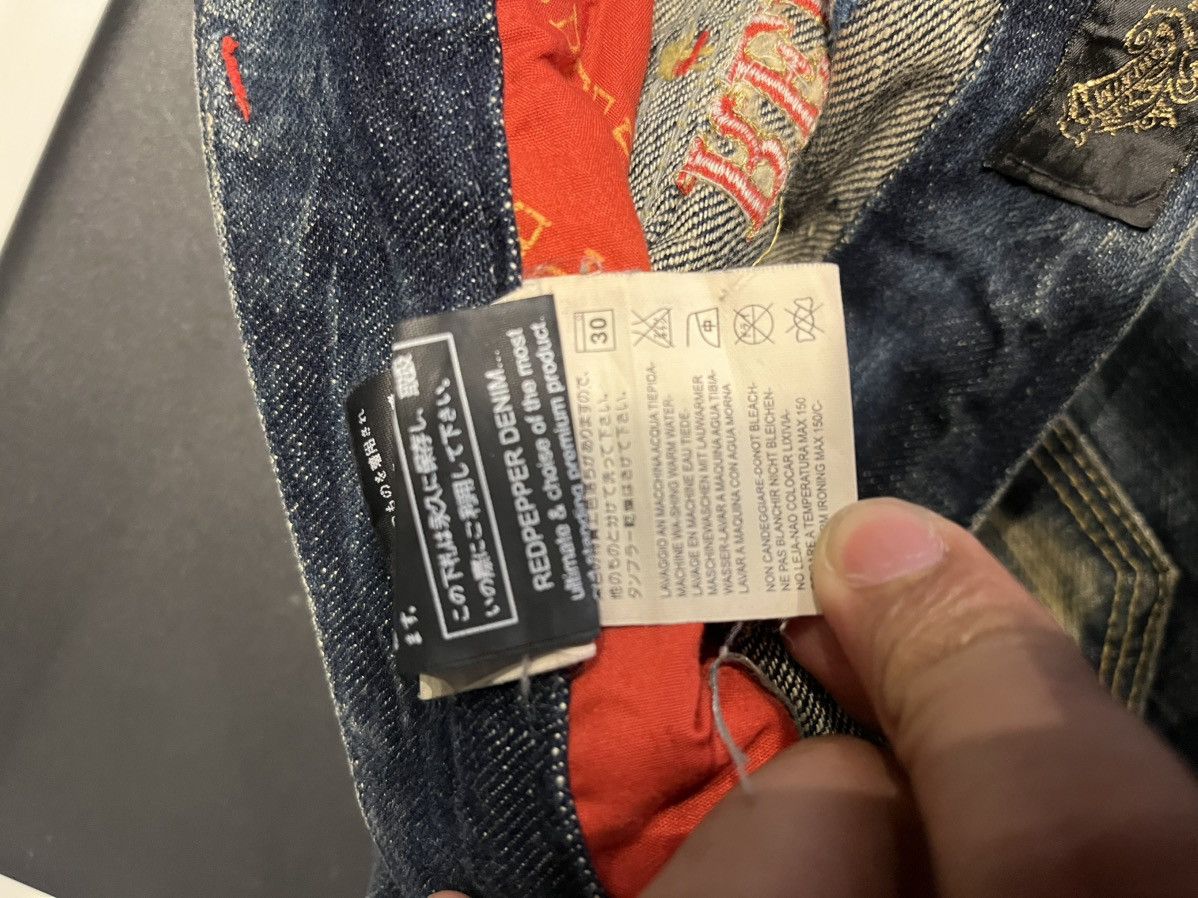 If Six Was Nine × Le Grande Bleu (L.G.B.) Red Pepper Gold Label Jeans Size US 32 / EU 48 - 5 Thumbnail