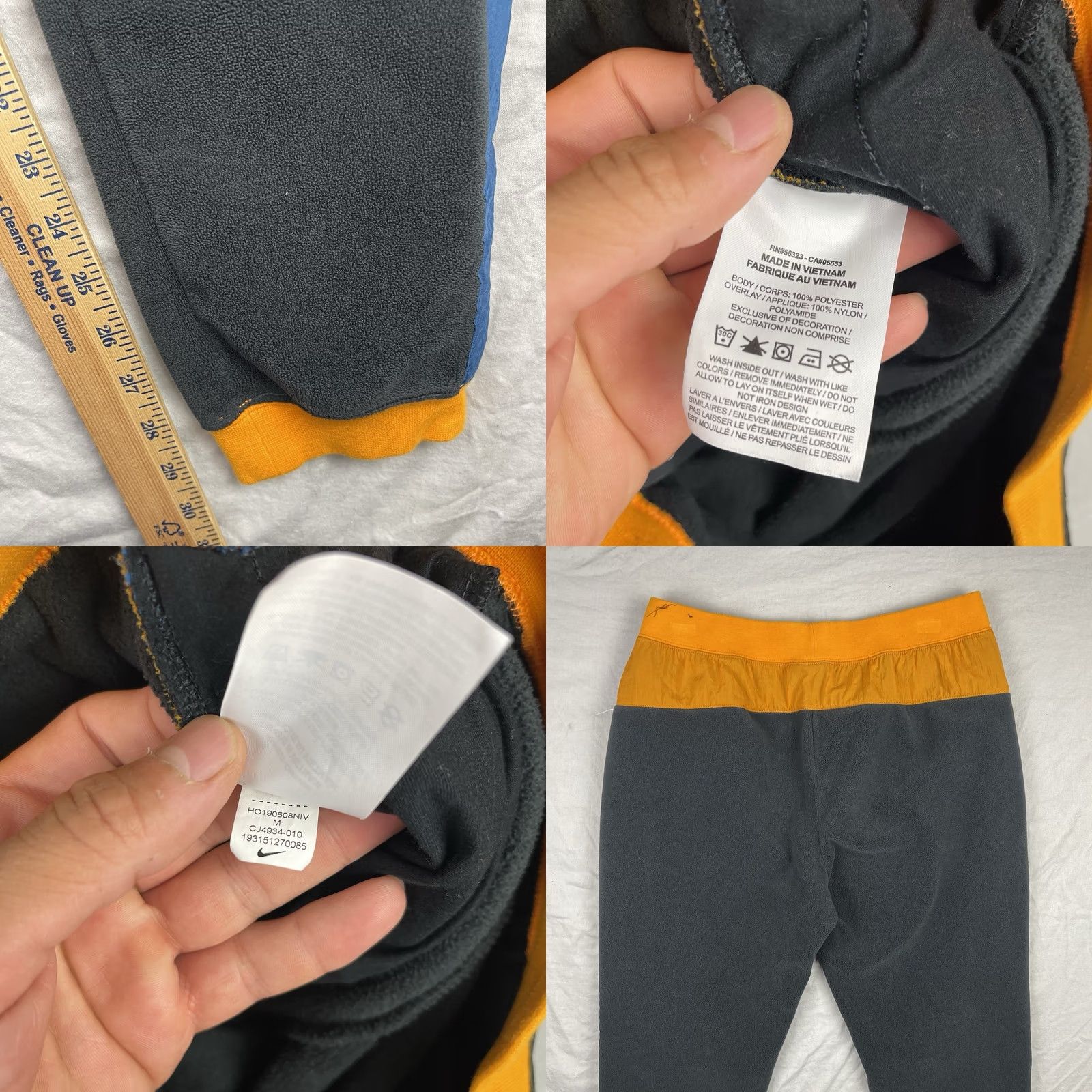 Nike Nike Sweatpants Women M NSW Cuffed Fleece Pants CJ4934-010 Joggers Size 29" - 8 Thumbnail