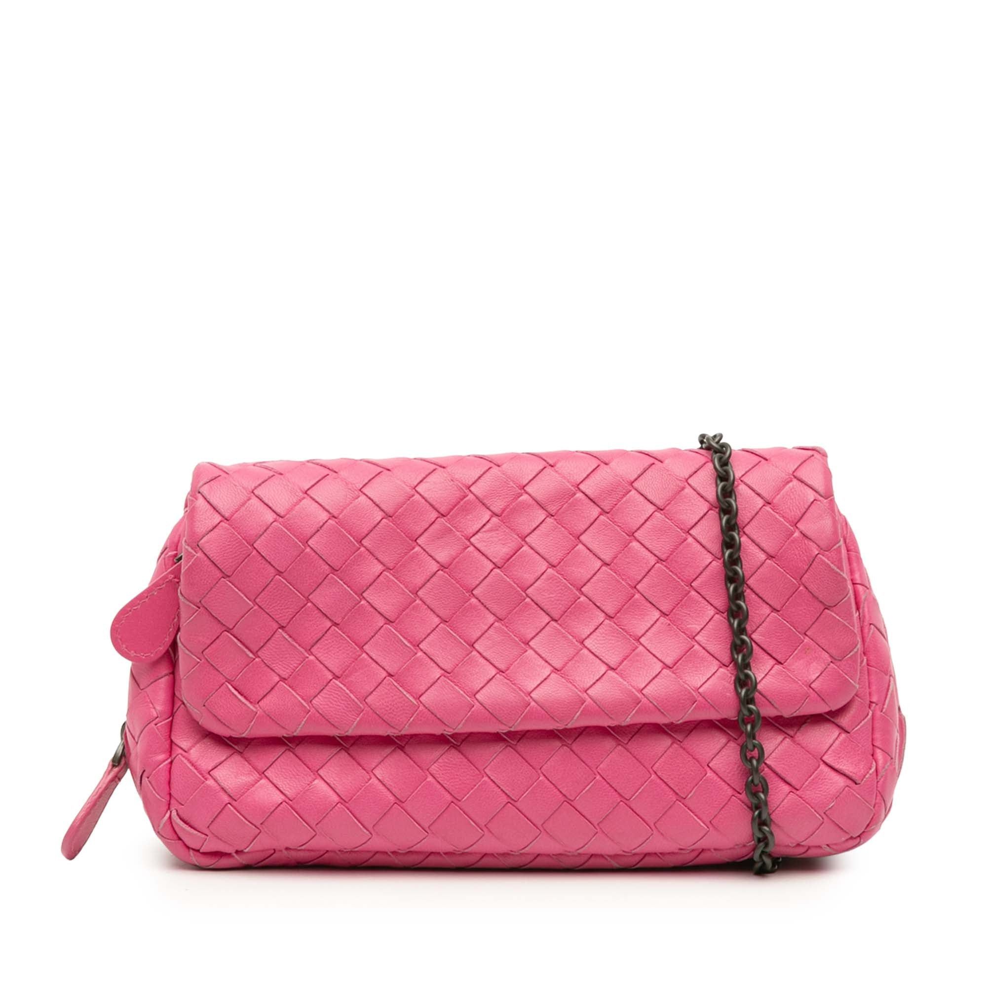 Bottega Veneta Mini Nappa Intrecciato Expandable Chain Flap Crossbody Size ONE SIZE - 1 Thumbnail