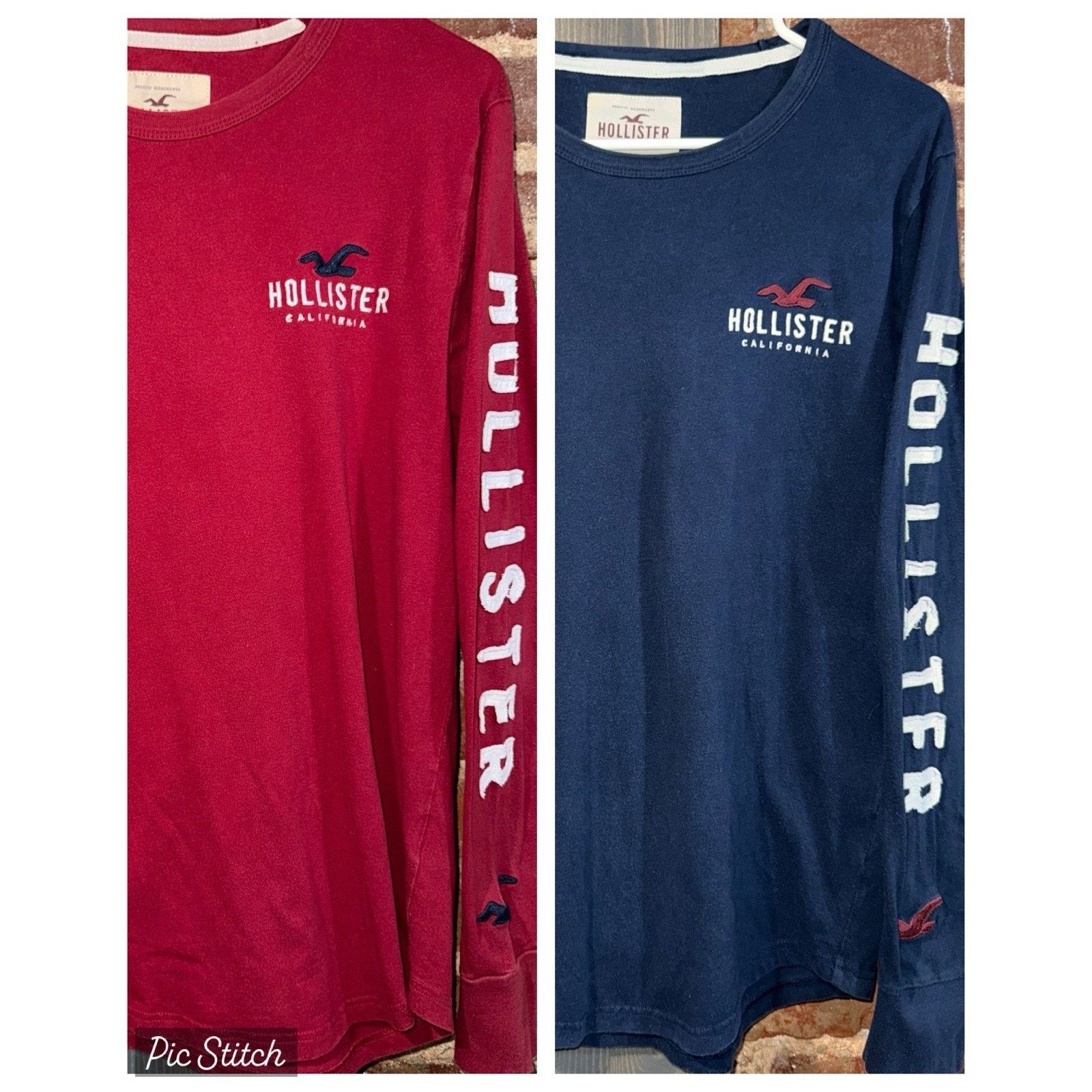 Hollister Hollister Y2K Long Sleeve Tee Bundle Sz M Logo Mall Goth Size US M / EU 48-50 / 2 - 1 Thumbnail