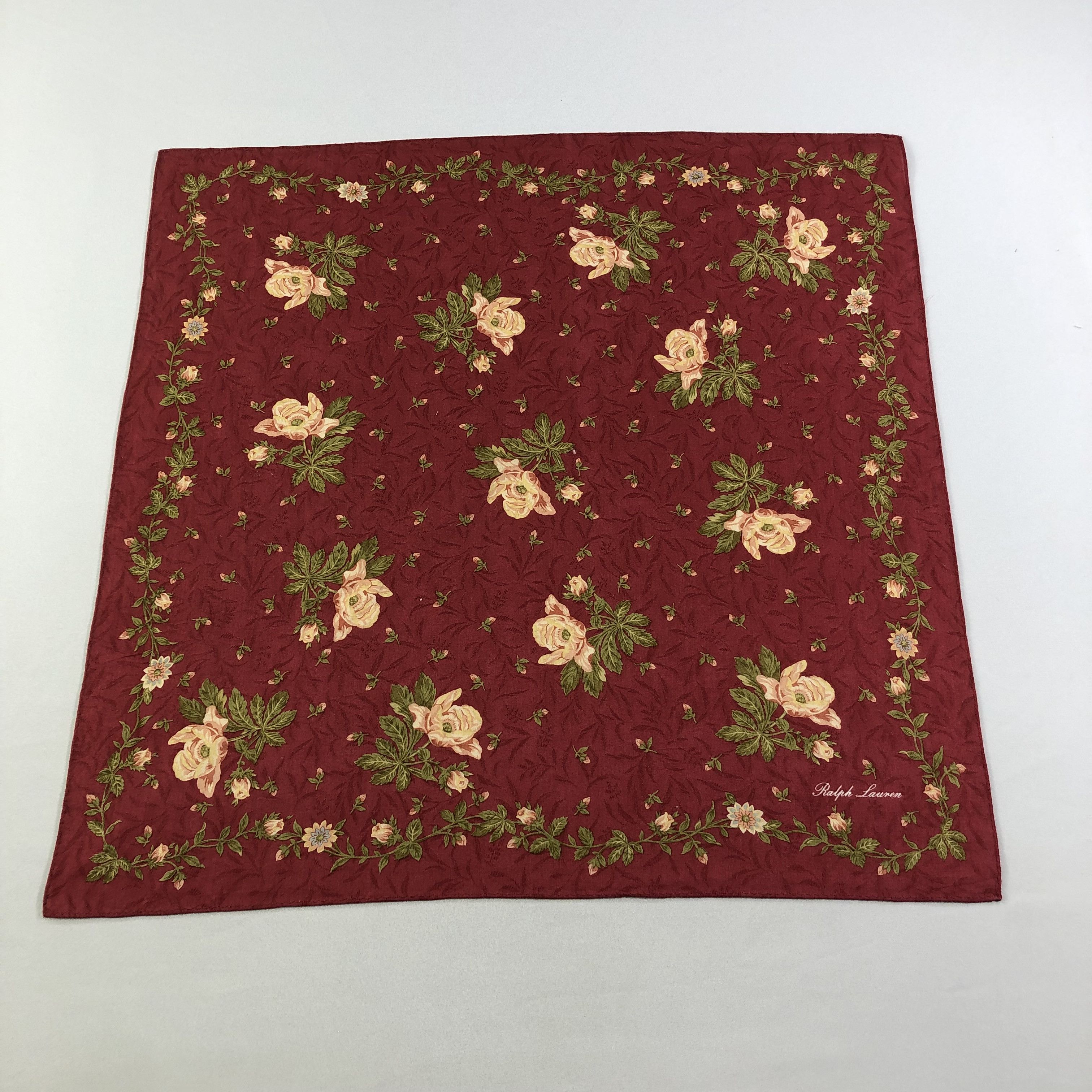 Ralph Lauren Ralph Lauren Floral Handkerchief Neckerchief Bandana H1968 Size ONE SIZE - 1 Thumbnail