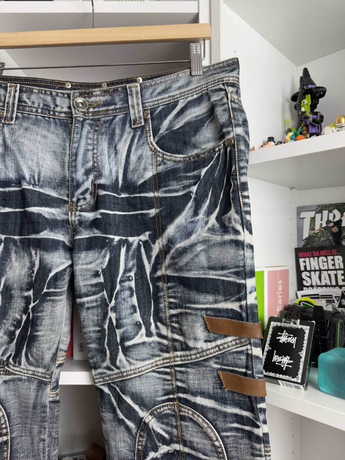 Japanese Brand Vintage y2k avantgarde style washed denim pants 34 kapital Size US 34 / EU 50 - 5 Thumbnail