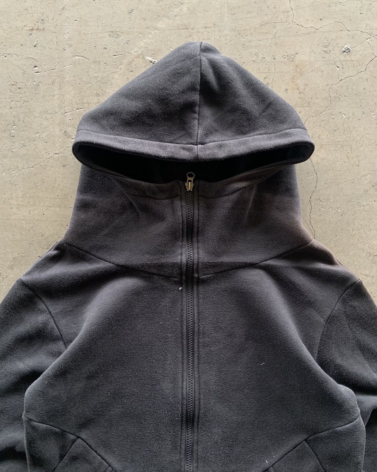 If Six Was Nine × Japanese Brand × Le Grande Bleu (L.G.B.) 2000s ifsixwasnine lgb style Ninja Faded Black Hoodie Size US L / EU 52-54 / 3 - 2 Thumbnail
