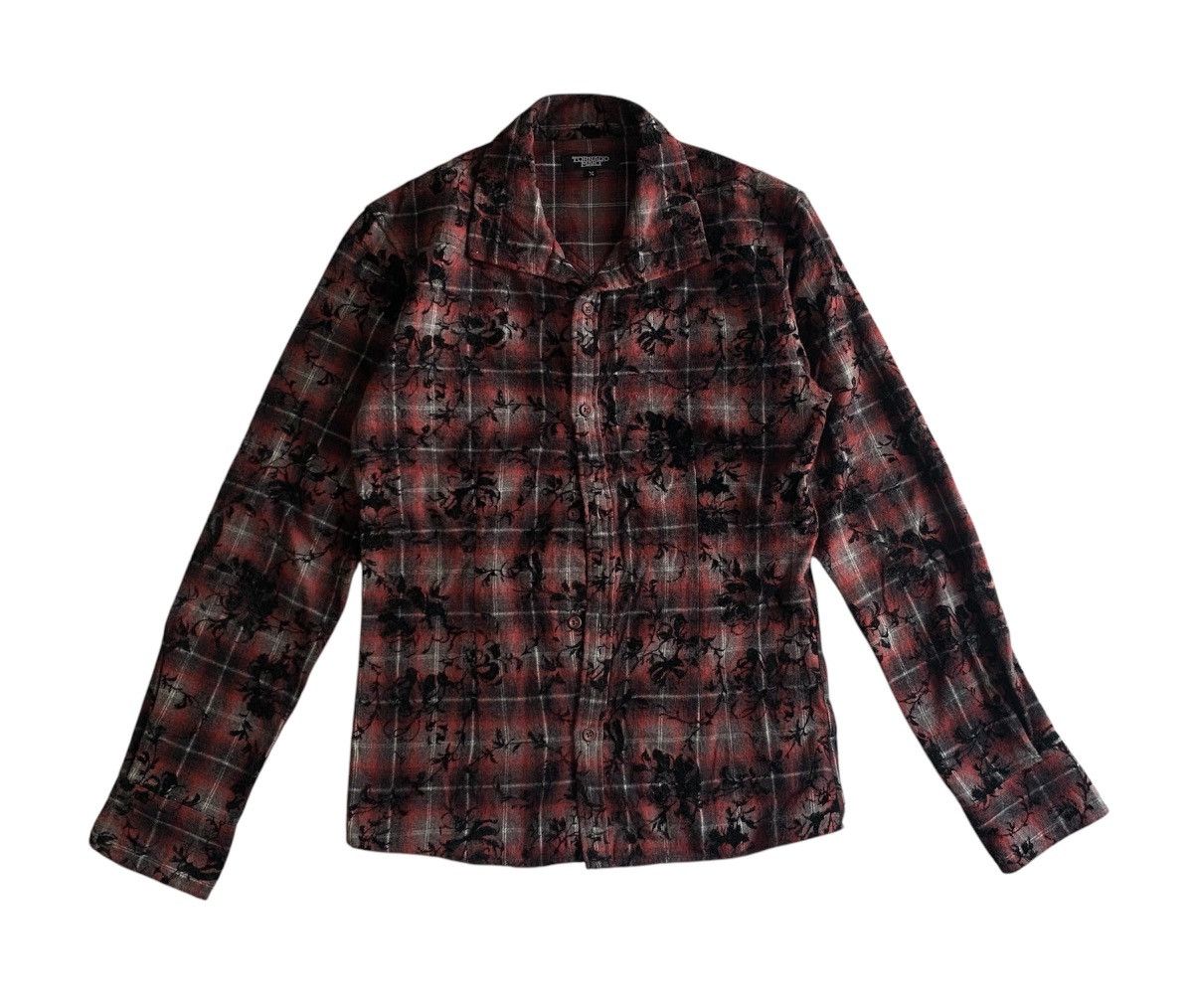 Tornado Mart Tornado mart flower women flannel shirts Size M / US 6-8 / IT 42-44 - 1 Thumbnail
