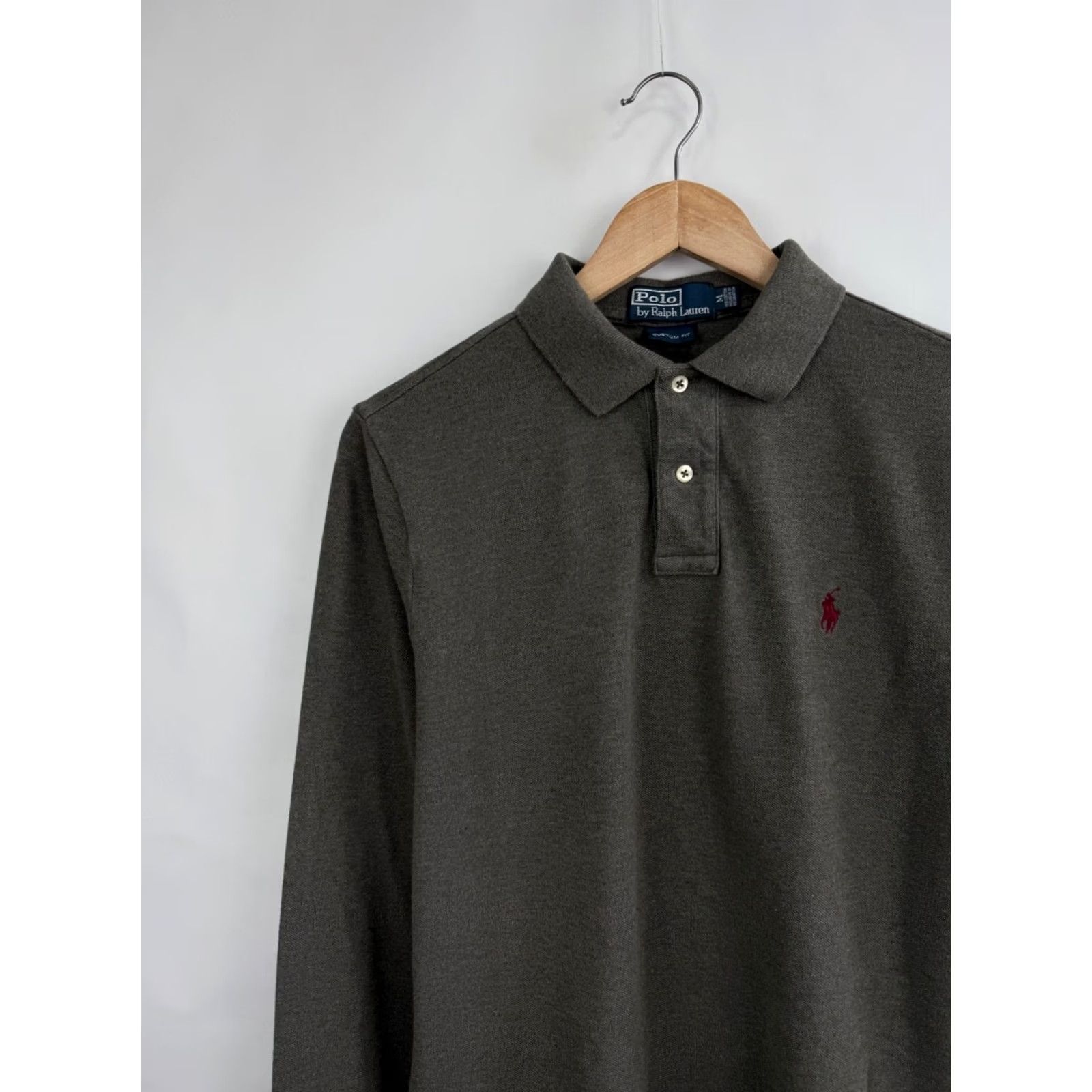 Ralph Lauren VINTAGE Ralph Lauren Polo Long Sleeve shirt Mens M Gray 90s Y2K Retro Rare Size US M / EU 48-50 / 2 - 3 Thumbnail