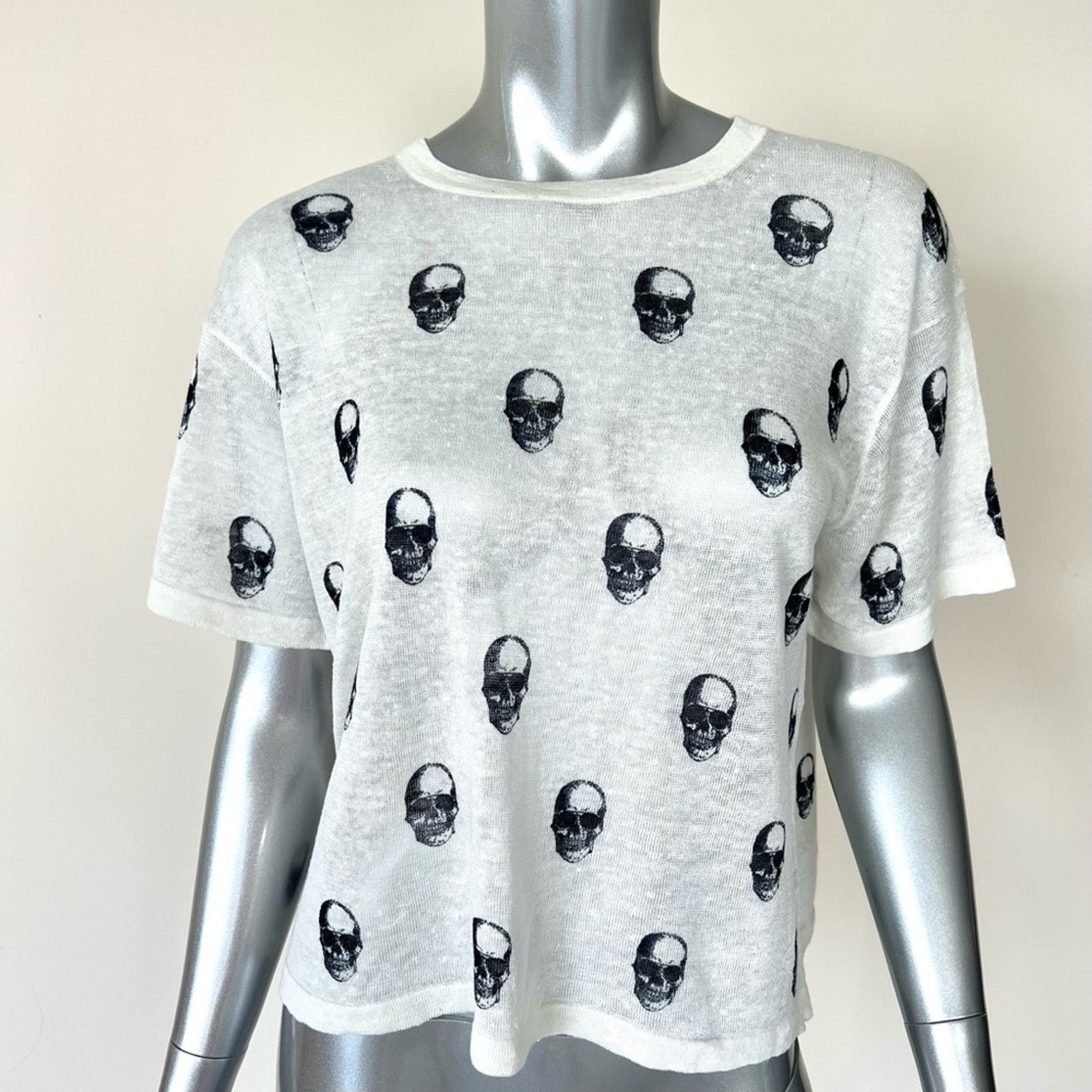 Other Women white top skull print size M Size M / US 6-8 / IT 42-44 - 1 Thumbnail