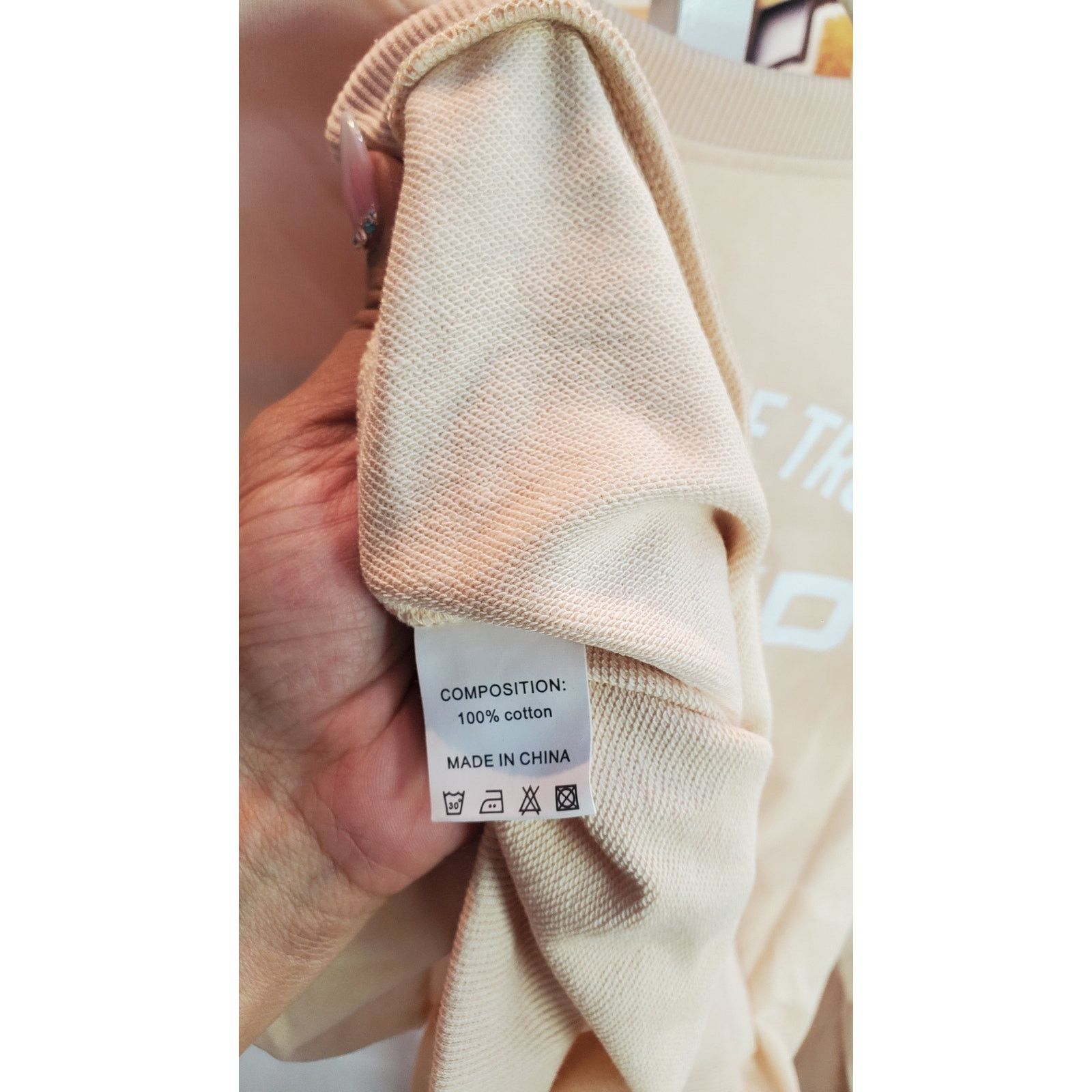 Other Unfiltered Tan Graphic Sweatshirt Medium Size M / US 6-8 / IT 42-44 - 5 Thumbnail