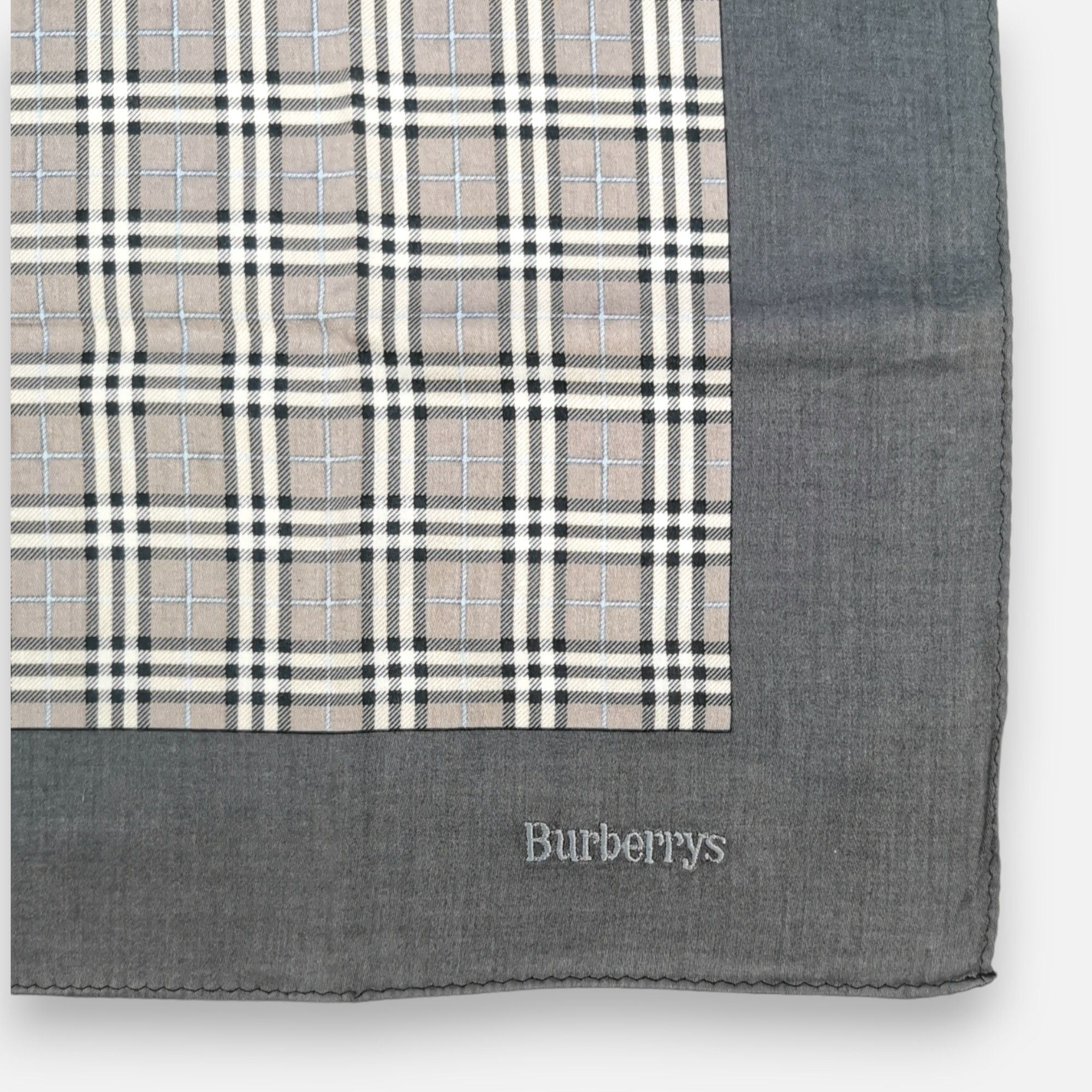 Burberry Vintage Burberry Handkerchief Pocket Square Bandana Size ONE SIZE - 4 Thumbnail