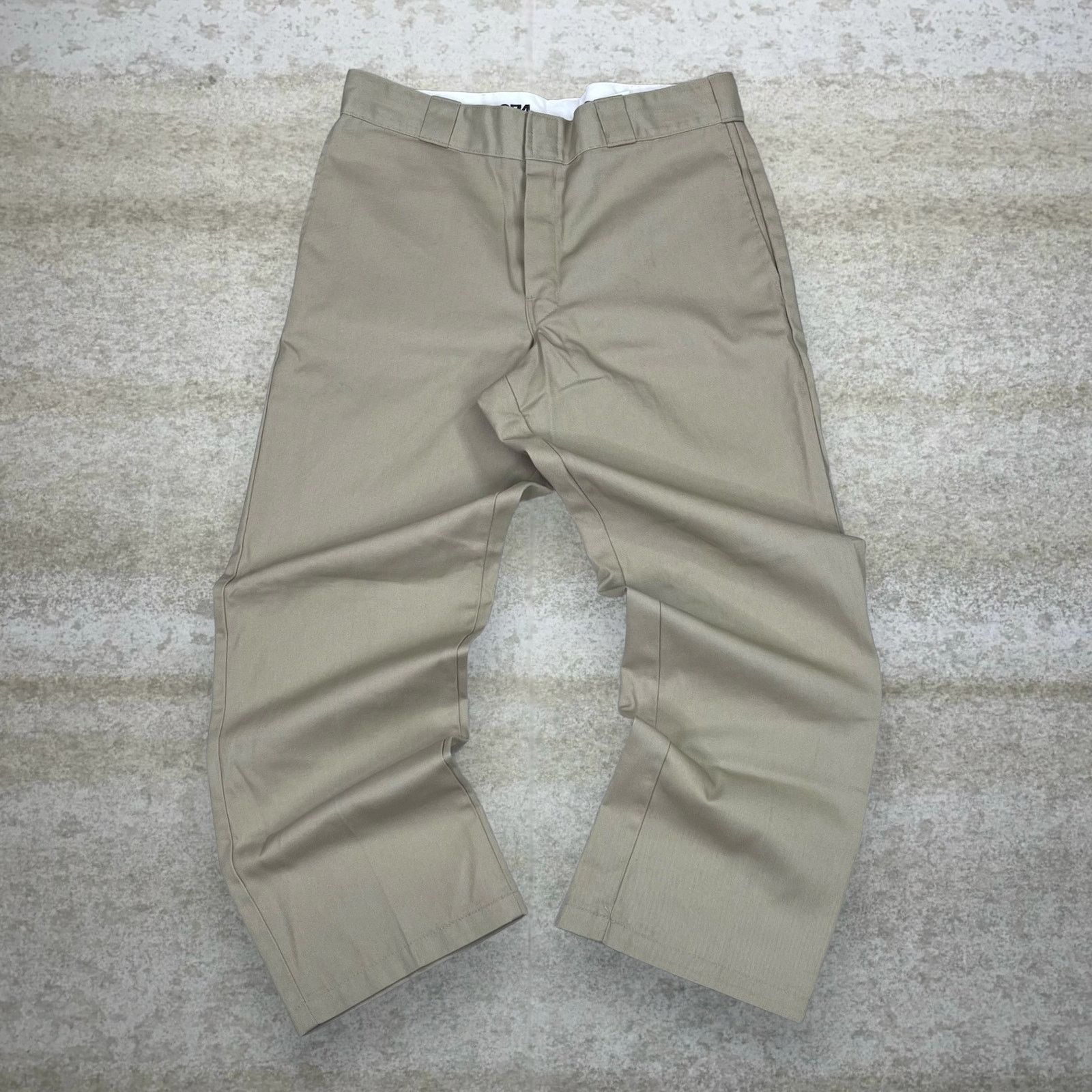 Dickies Vintage 90s Dickies Khakis Pants 874 34x29 Original Fit Tan Size US 34 / EU 50 - 2 Thumbnail