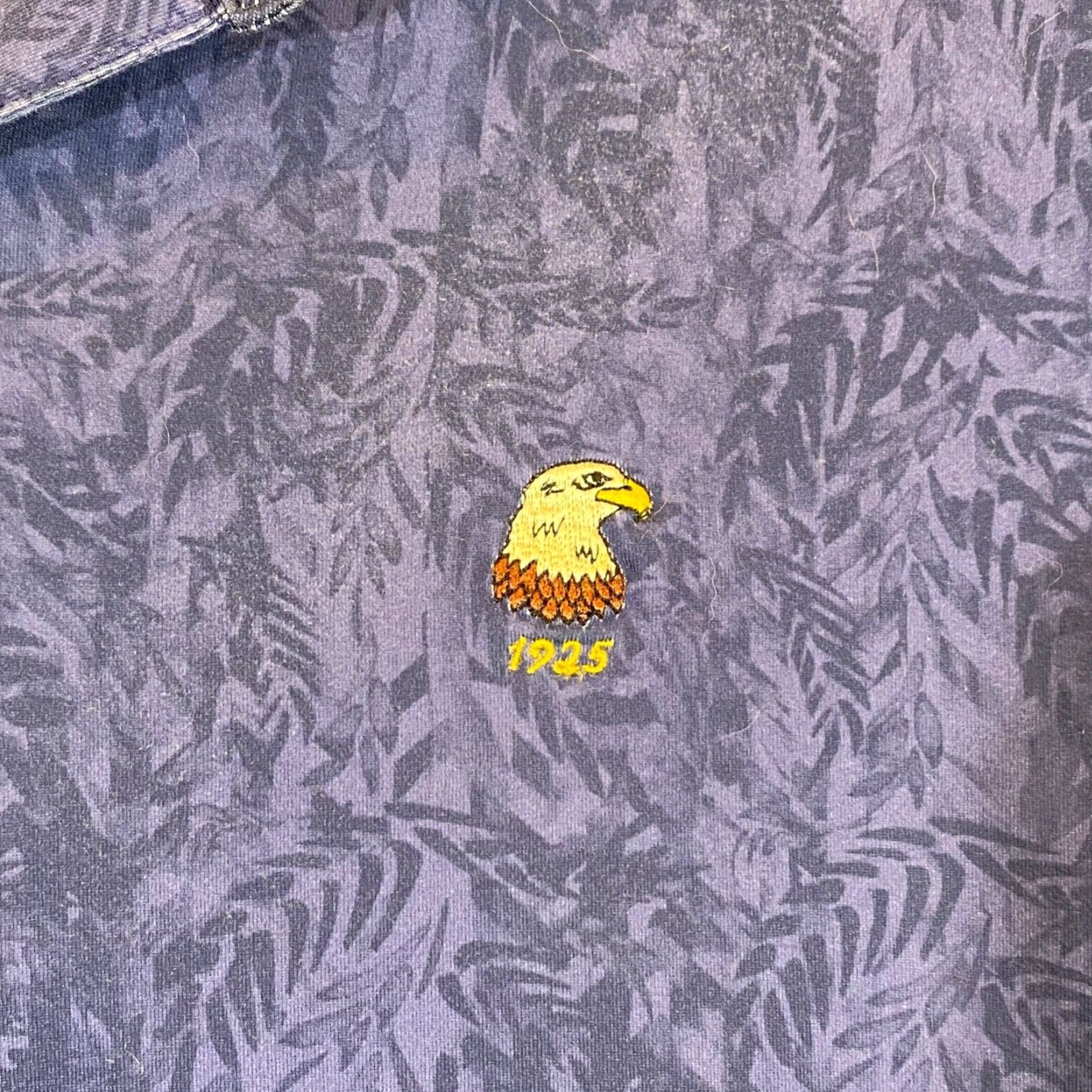 Vintage Bobby Jones Polo Shirt Mens Large Blue Floral Golf Rehoboth CC S/S Size US L / EU 52-54 / 3 - 3 Thumbnail