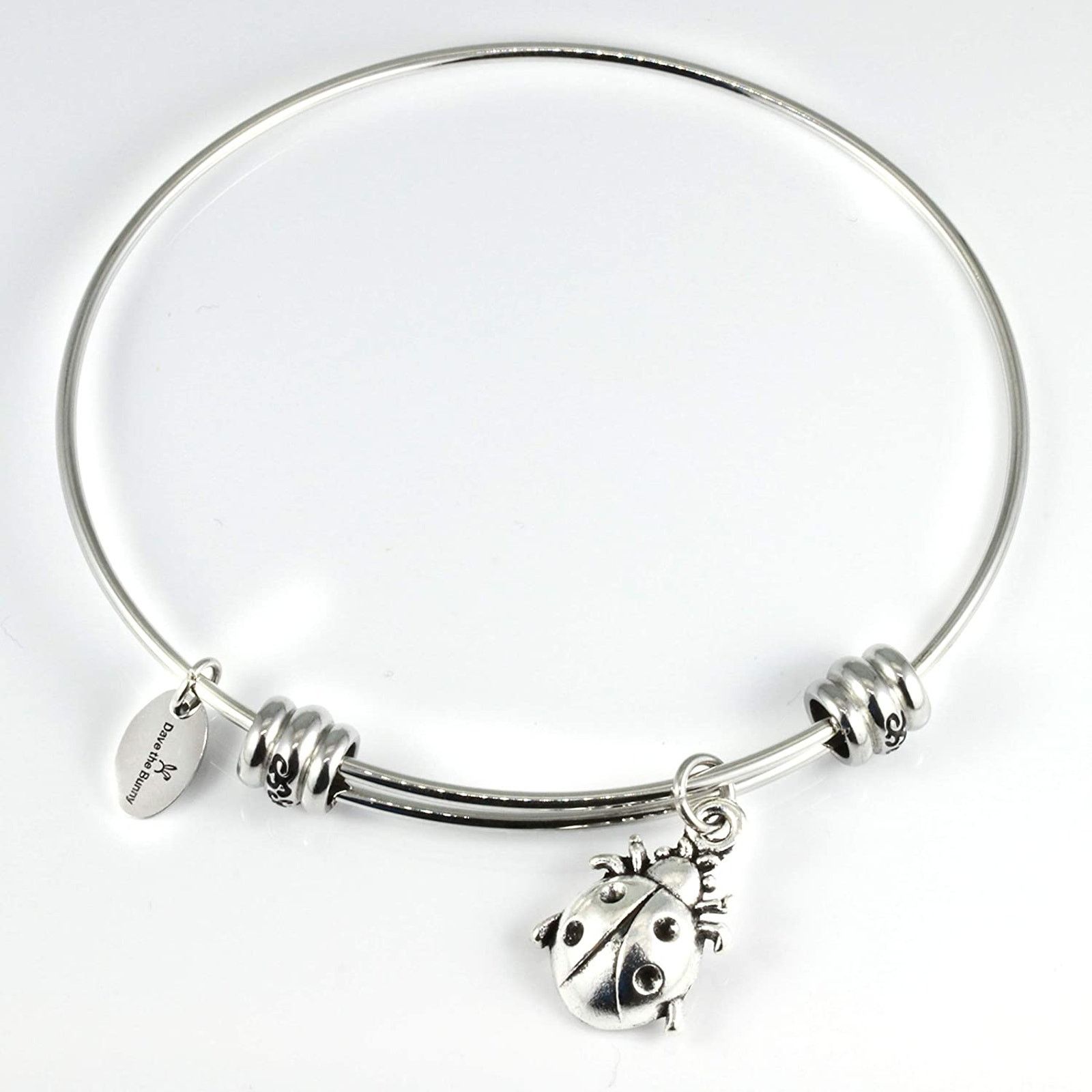 & Other Stories Lady Bug Bracelet - Ladybugs Jewelry Stainless Steel Size ONE SIZE - 4 Thumbnail