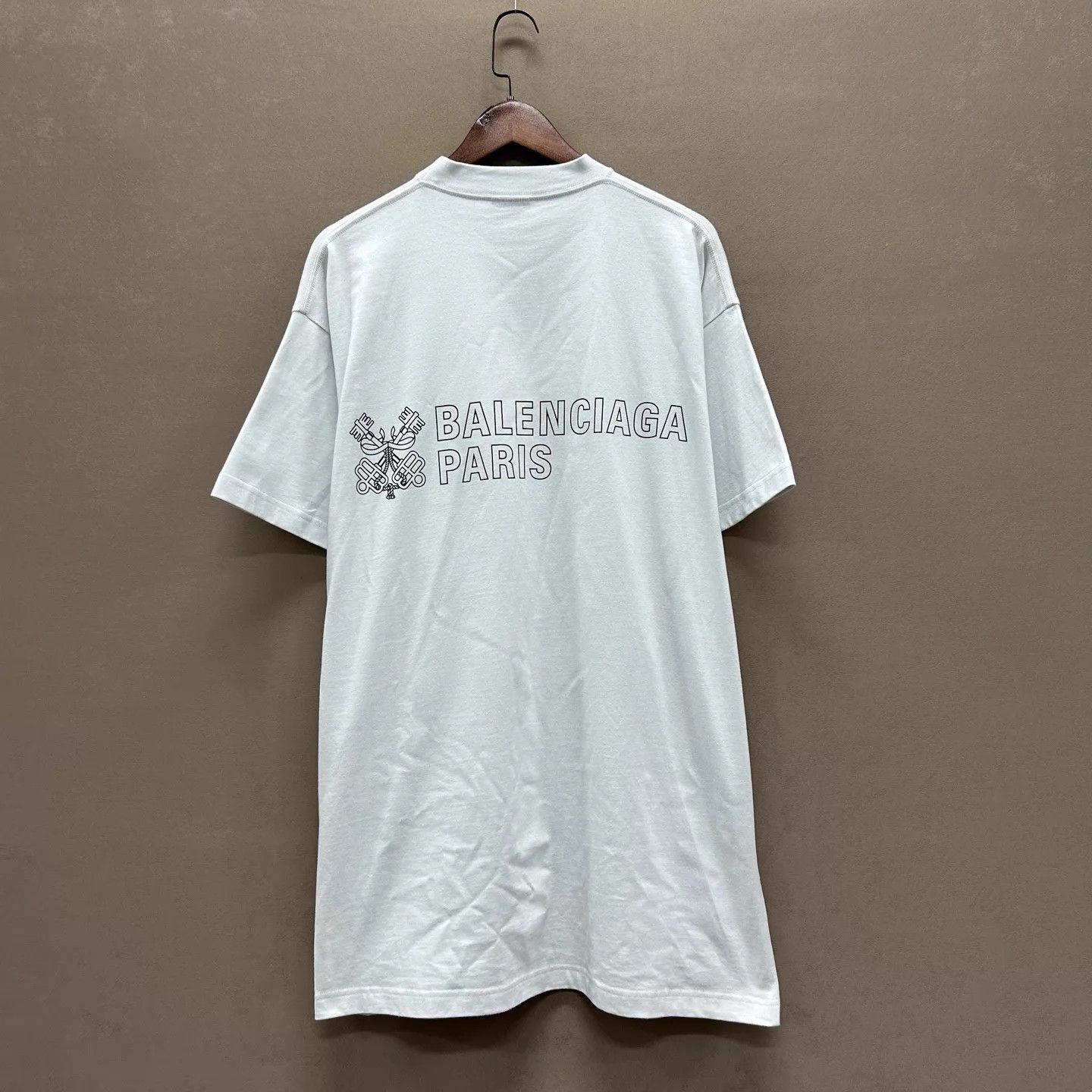 Balenciaga Balenciaga 25ss Key Bow Print Short Sleeve Tee Women's 2 Size M / US 6-8 / IT 42-44 - 2 Thumbnail