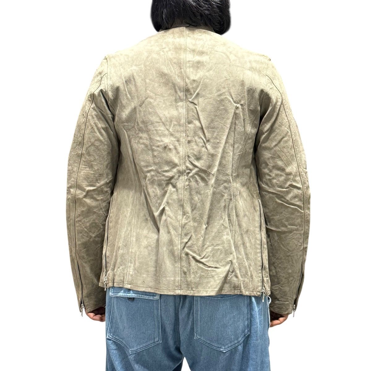 Y's for Men Vtg Yohji Yamamoto Y’s For Men Suede Kangaroo Leather Jacket Size US S / EU 44-46 / 1 - 5 Thumbnail