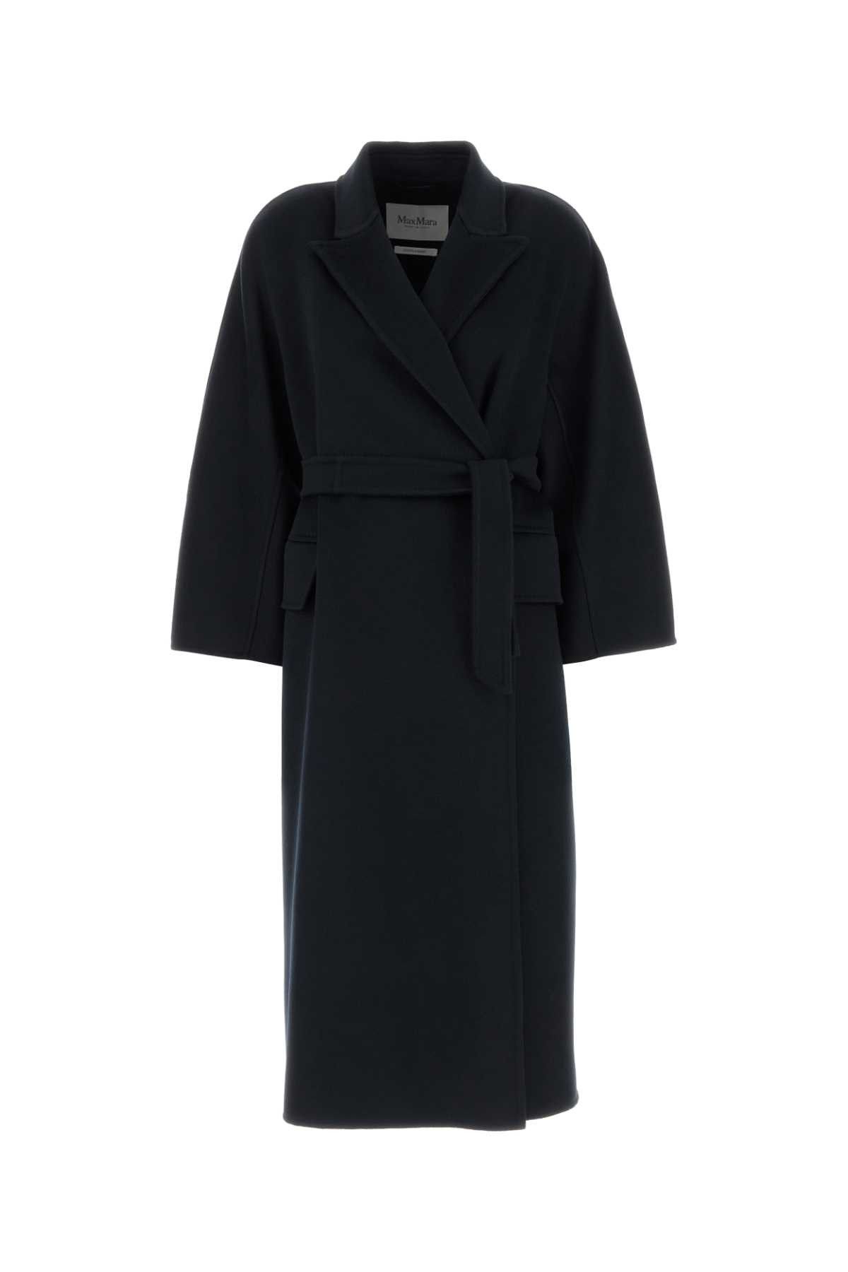 Max Mara Navy Blue Cashmere Cesto Coat Size XS / US 0-2 / IT 36-38 - 1 Thumbnail