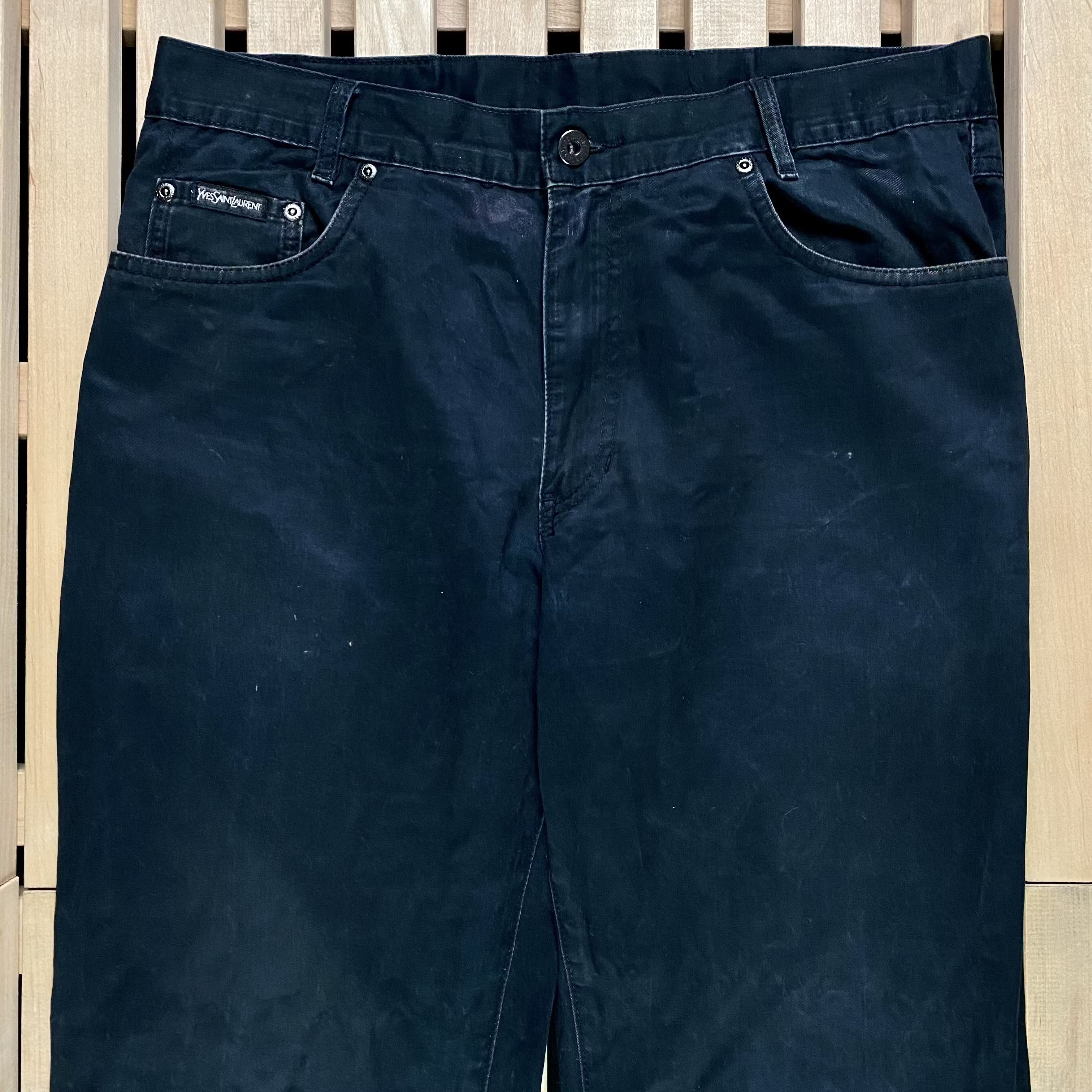 Vintage × Yves Saint Laurent Mens Pants Jeans Yves Saint Laurent Vintage YSL Size 34 Size US 34 / EU 50 - 2 Thumbnail