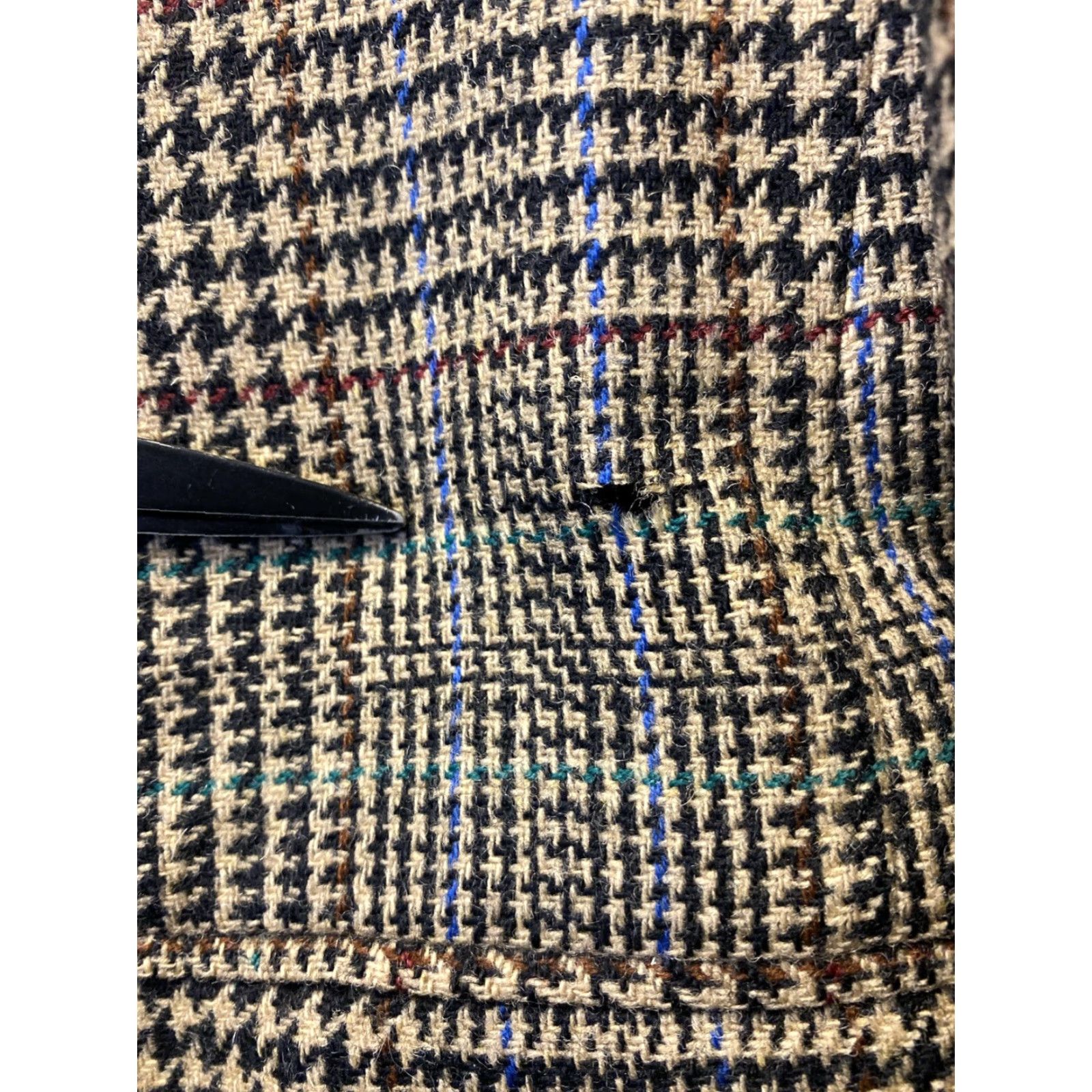 Polo Ralph Lauren VINTAGE Polo Ralph Lauren Men's Blazer Sport Coat 40 Brown Plaid Wool Single-Breasted 2-Button Classic Size US L / EU 52-54 / 3 - 4 Thumbnail