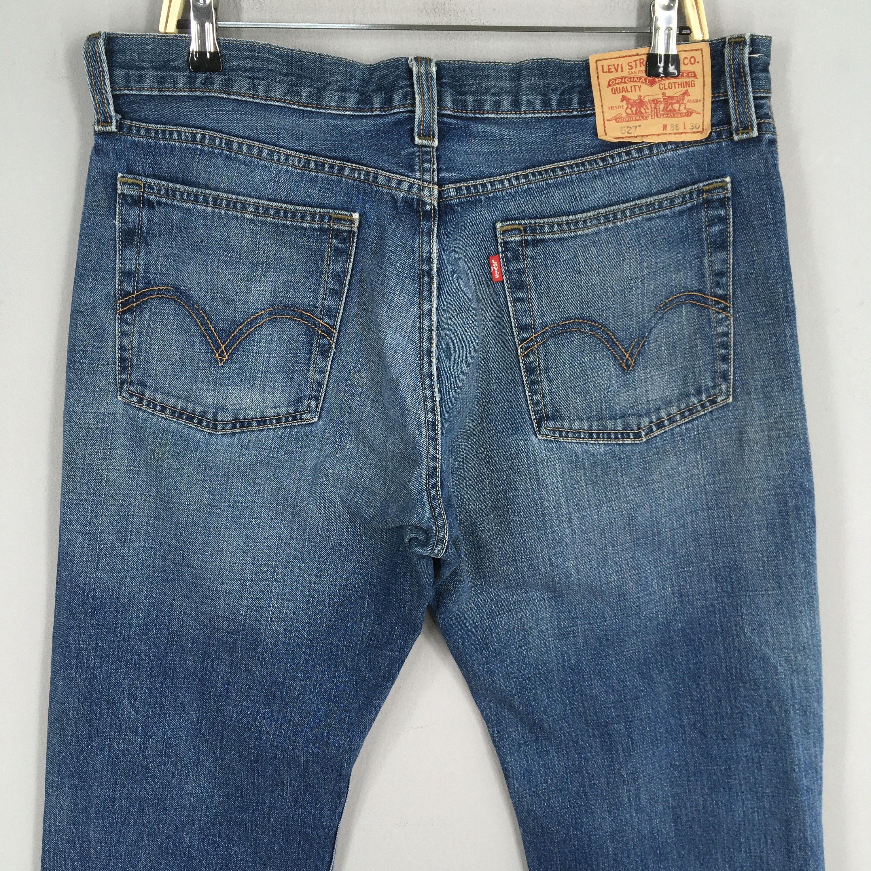 Levi's Size 34x29 Vintage Levi's 527 Low Bootcut Jeans S196 Size US 34 / EU 50 - 10 Thumbnail