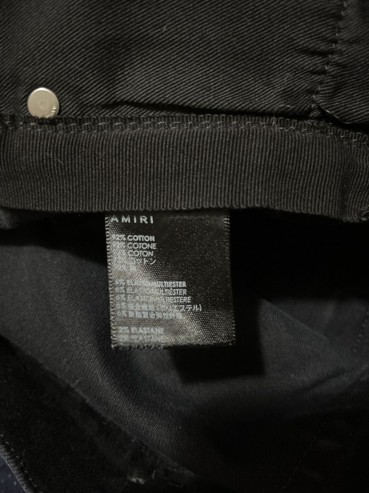 Amiri OG Amiri black stack jean with Raw Hem Rare pair size 31 Size US 31 - 7 Thumbnail