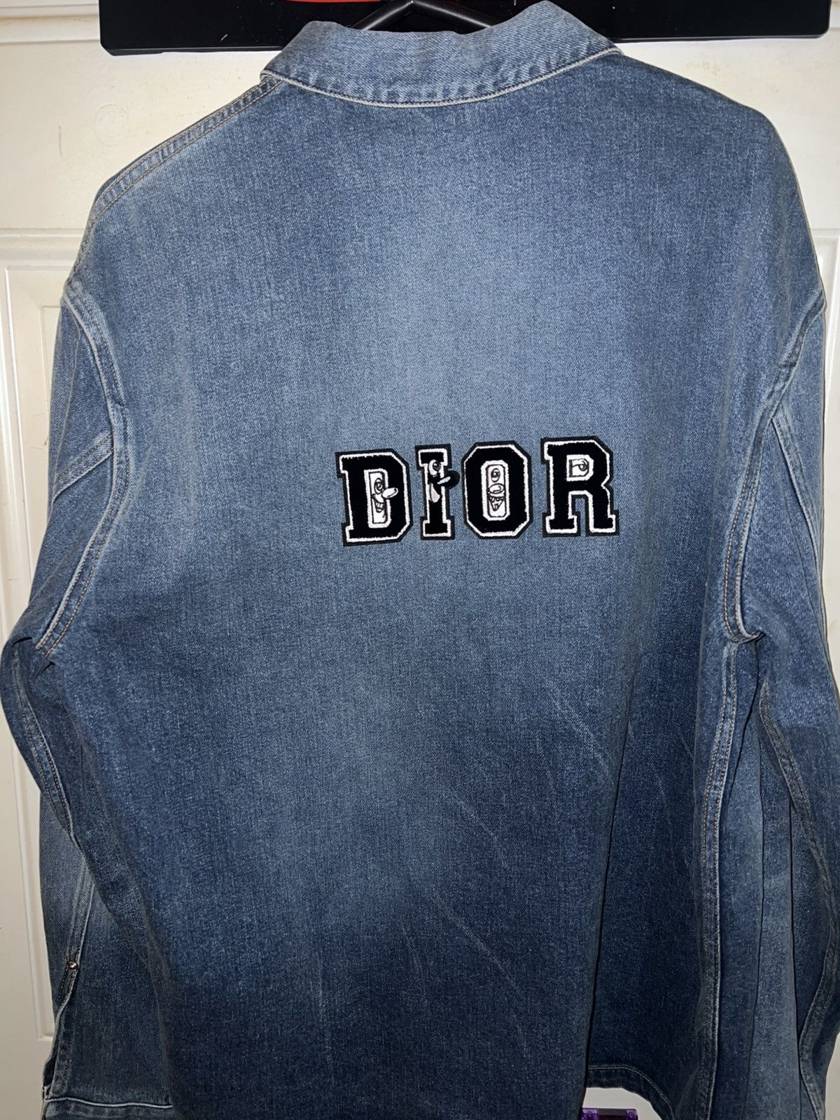 Dior Dior and Kenny Scharf - Blue Denim - brand New Size US L / EU 52-54 / 3 - 2 Thumbnail