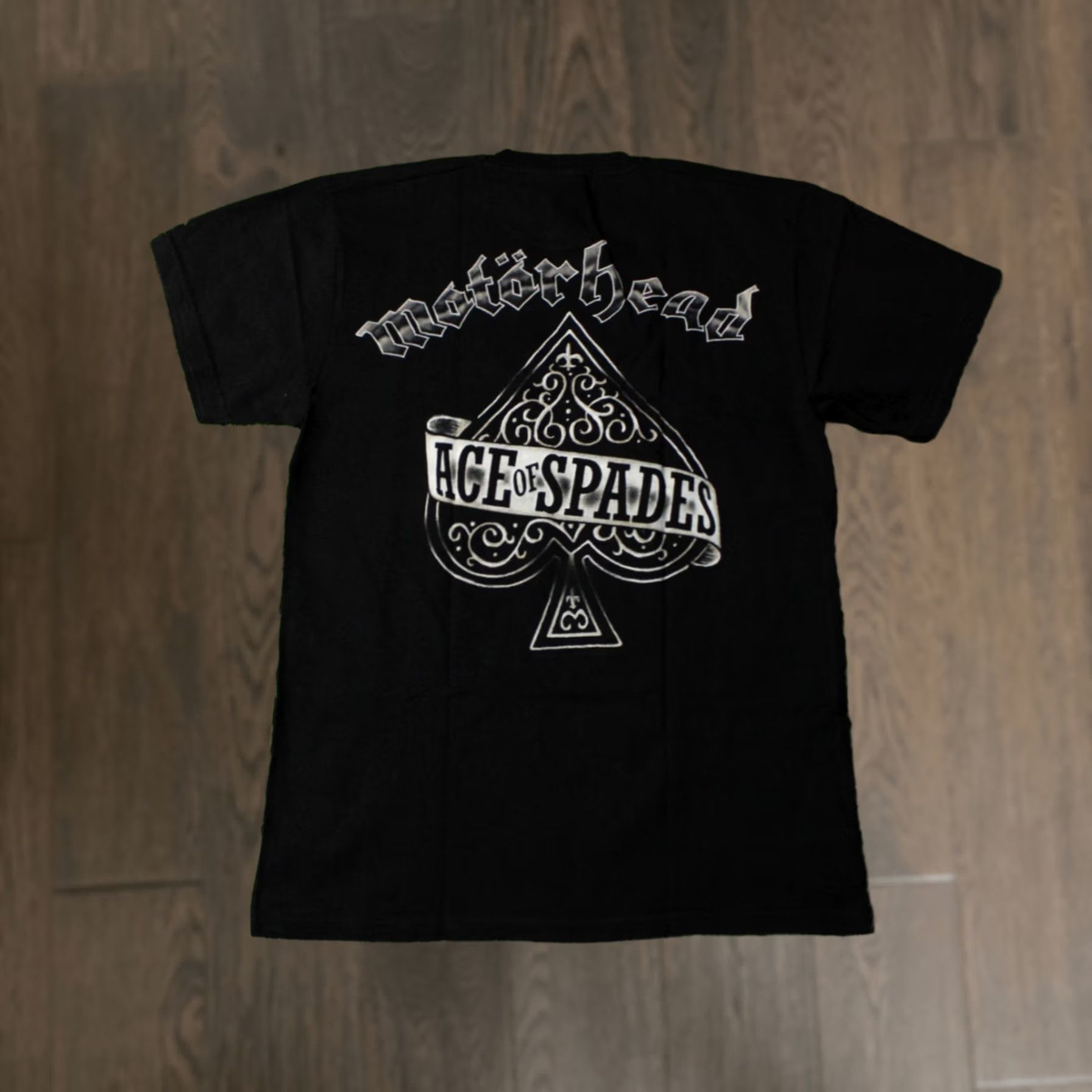 Fruit Of The Loom Motorhead Ace of Spades Shirt Mens M Black 100% Cotton Fruit of the Loom Rock Shirt T-Shirt Vintage No N/A Size US M / EU 48-50 / 2 - 1 Thumbnail