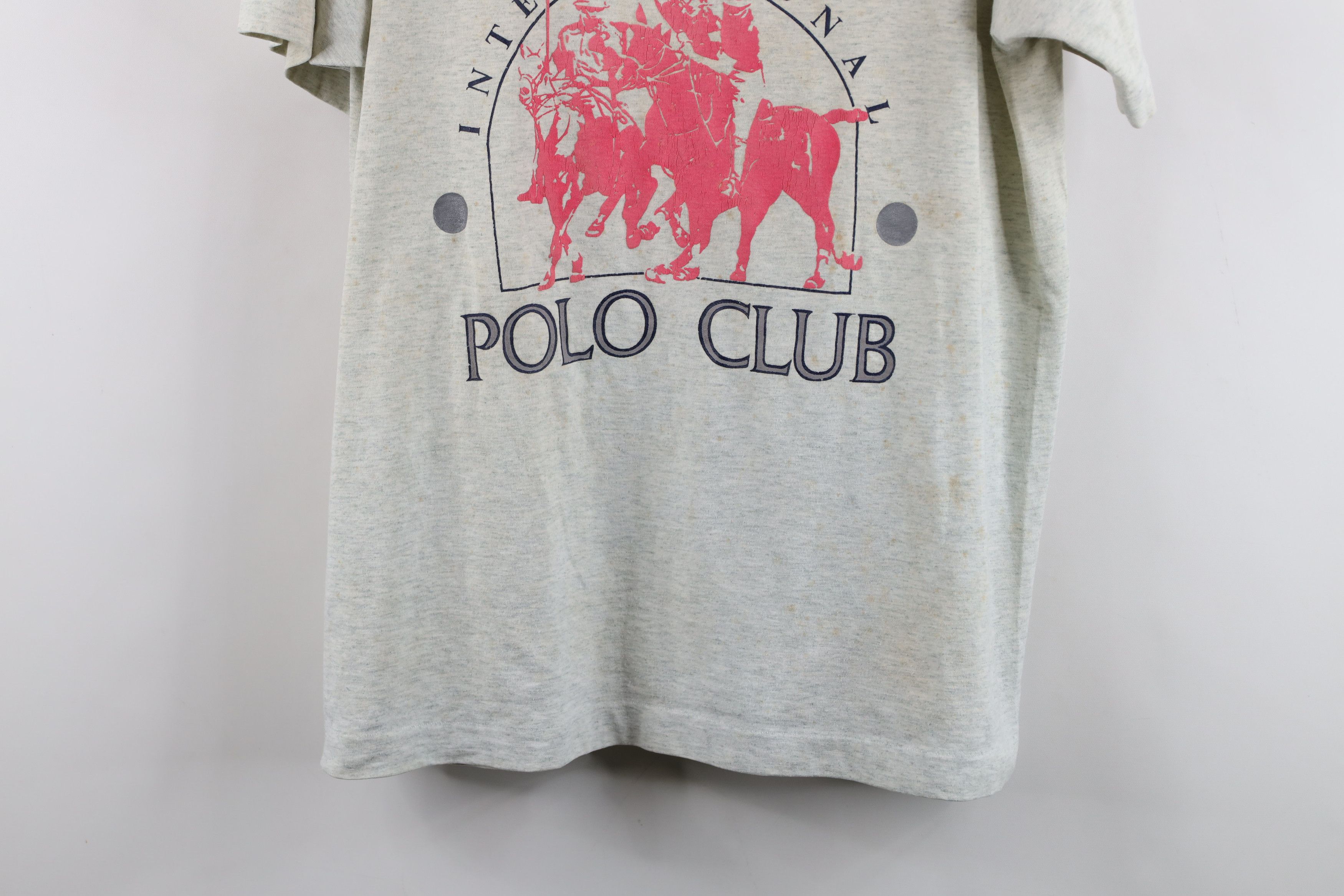 Vintage Vintage 90s Streetwear Polo Club Horse T-Shirt USA Size US XL / EU 56 / 4 - 3 Thumbnail