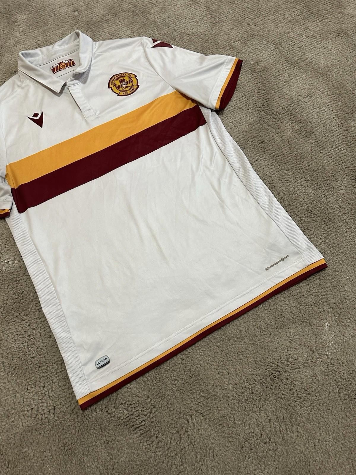 Macron MOTHERWELL 2019/20 HOME FOOTBALL SHIRT SOCCER JERSEY MACRON Size US XL / EU 56 / 4 - 2 Thumbnail