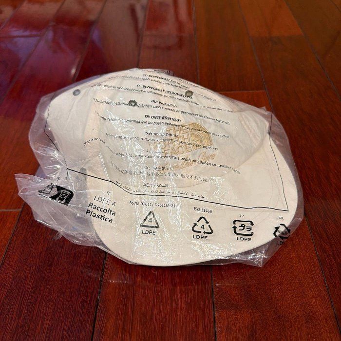 Aime Leon Dore AIME LEON DORE THE NORTH FACE LOGO NYLON CAP WHITE Size ONE SIZE - 1 Thumbnail
