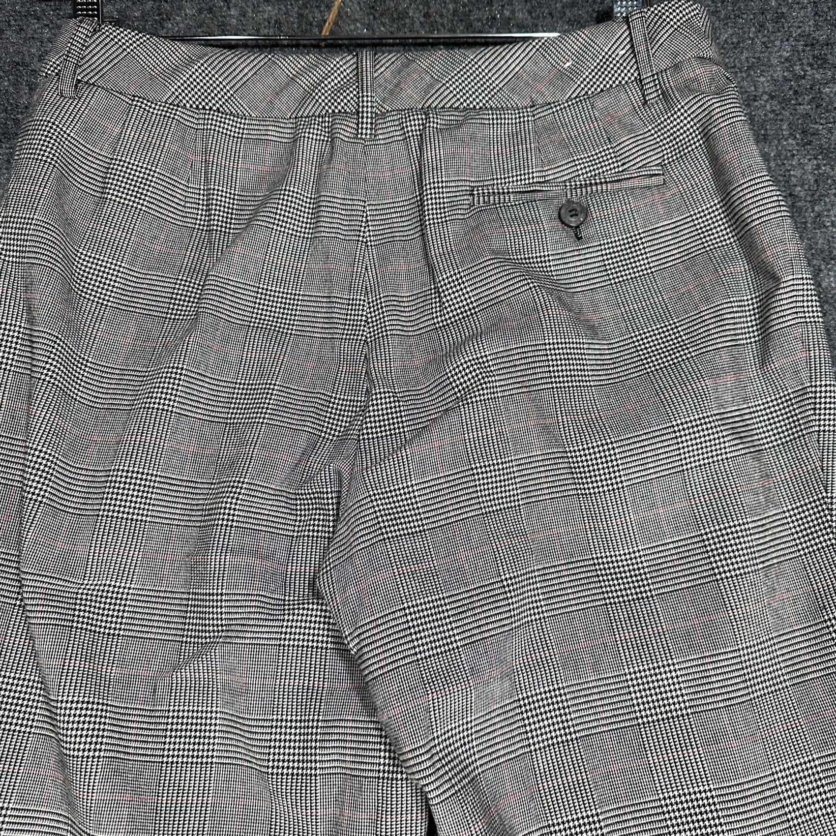 Michael Kors Michael Kors Pants Womens 6 Gray Plaid Bootcut Zip Fly Back Pocket Dress Pants Jeans Trousers Women MasterBrand MK Size 28" / US 6 / IT 42 - 8 Thumbnail