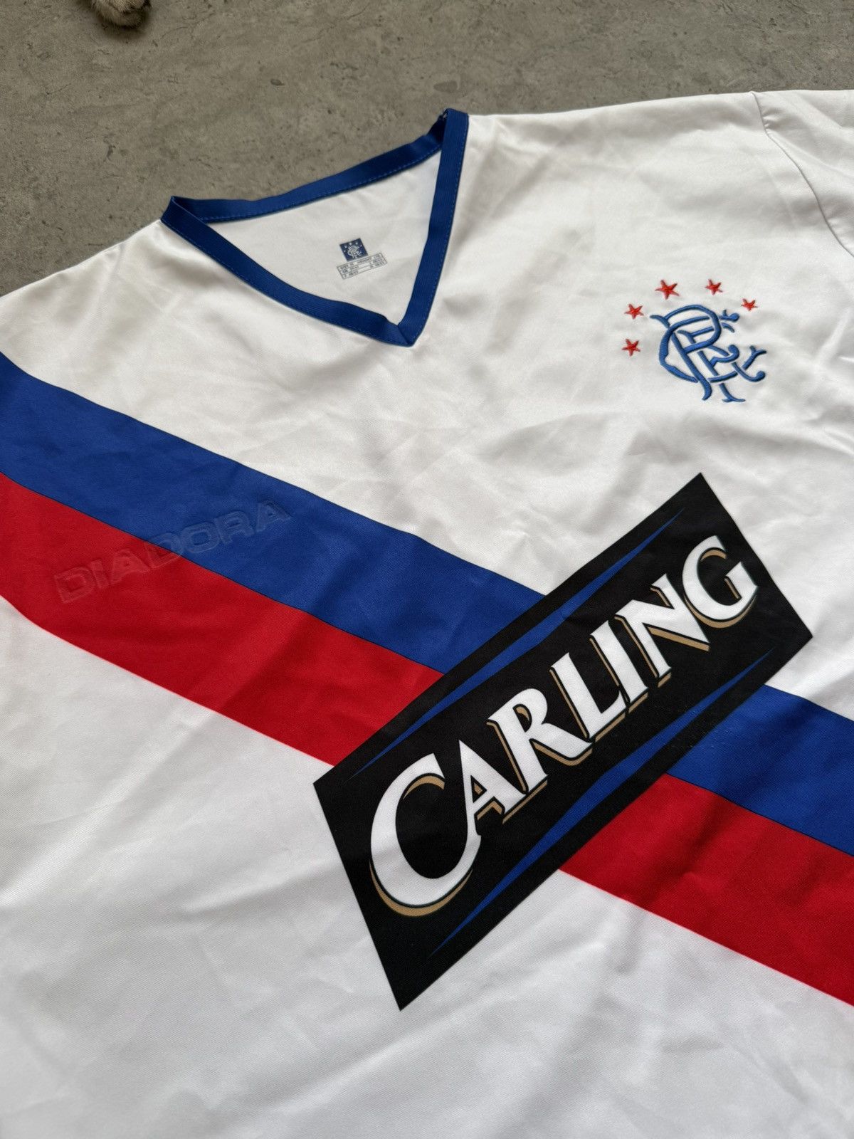 Diadora × Vintage Glasgow Rangers FC Football Shirt 2004-2005 Diadora Jersey Size US M / EU 48-50 / 2 - 5 Thumbnail