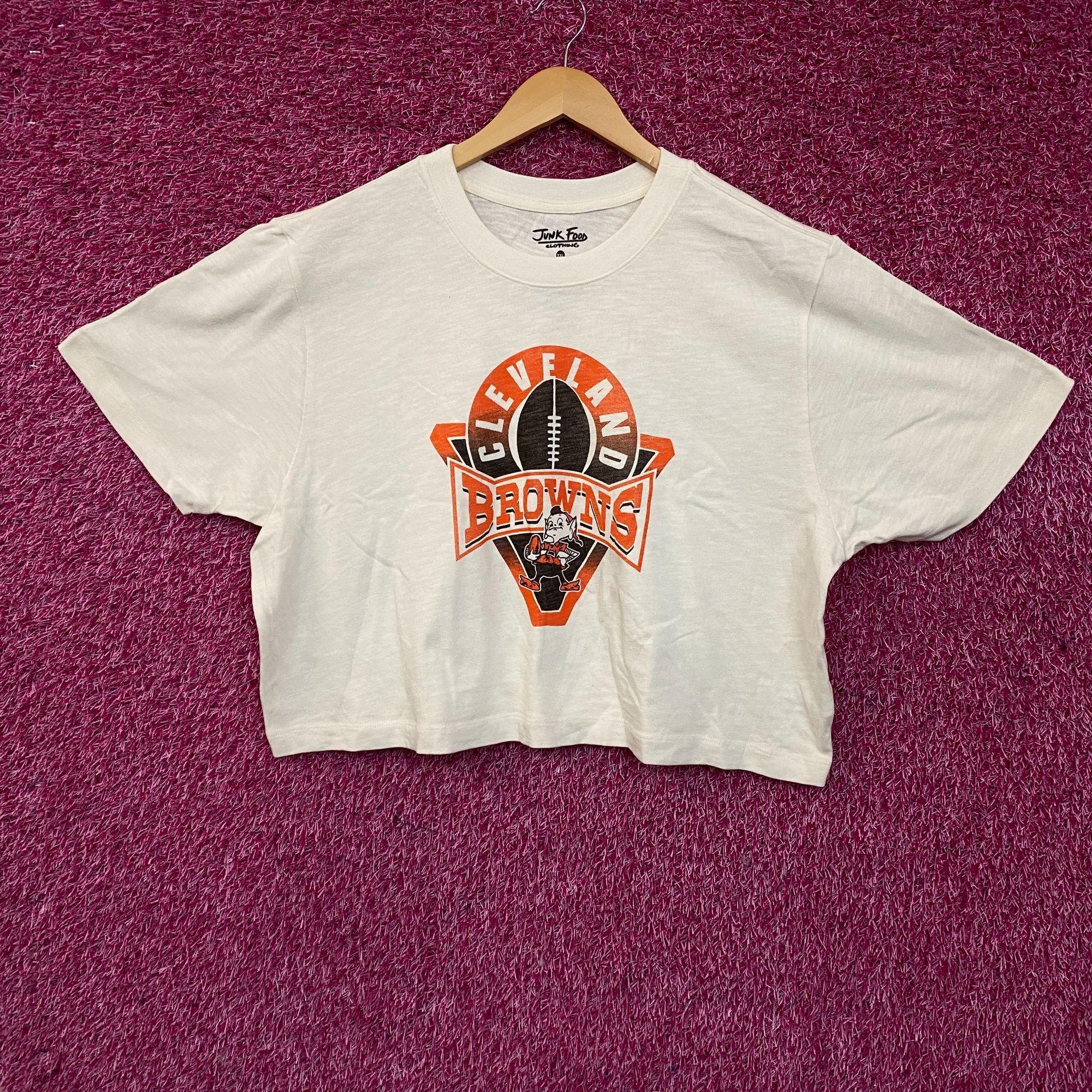 Junk Food Junk Food Clothing Women's NFL Cleveland Browns Mock Neck Cr Size XXL / US 16-18 / IT 52-54 - 1 Thumbnail
