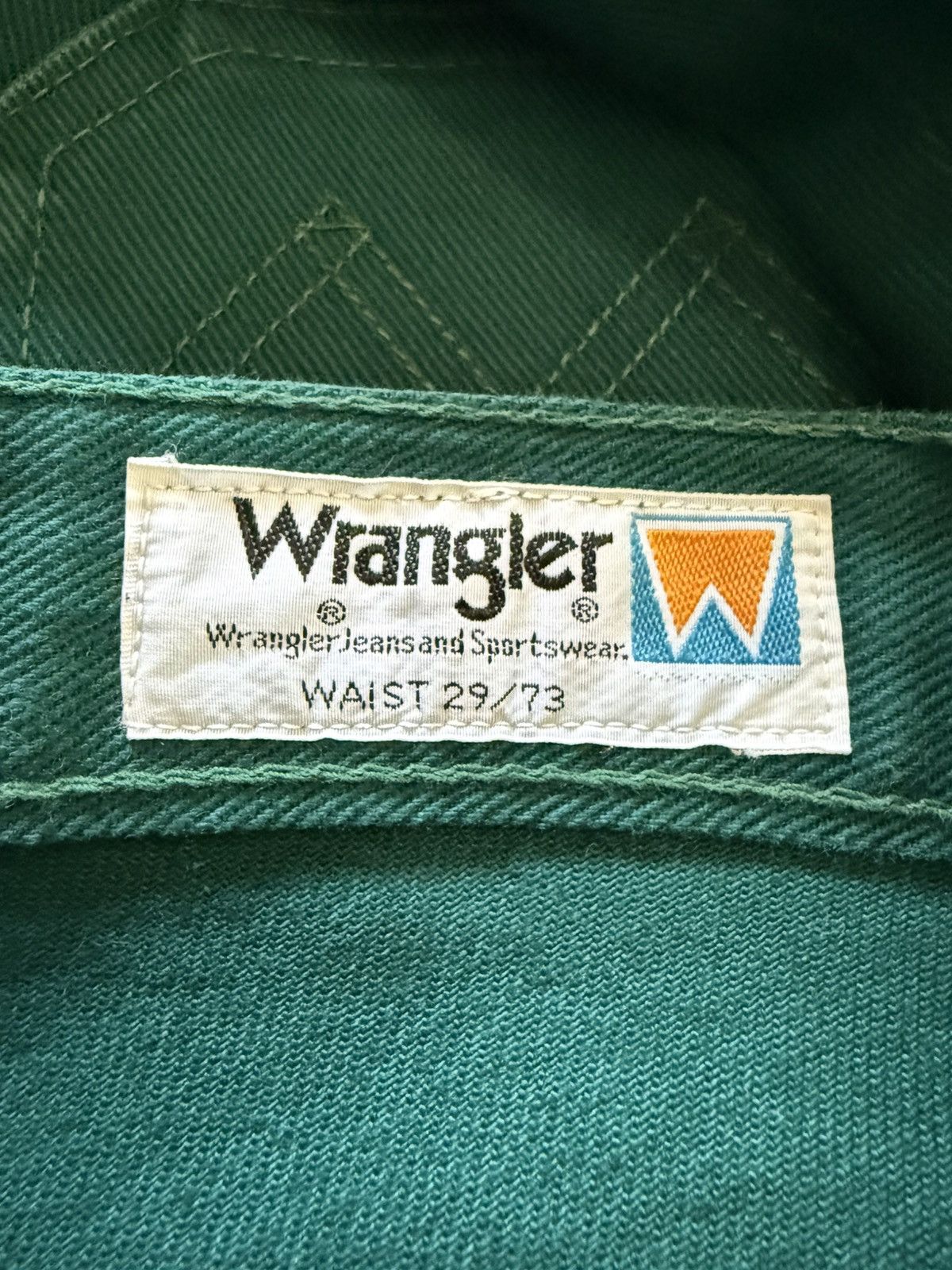 If Six Was Nine × Le Grande Bleu (L.G.B.) × Wrangler 70s 80s Wrangler Bell Bottom Flared Bootcut Jeans Size US 28 / EU 44 - 17 Thumbnail
