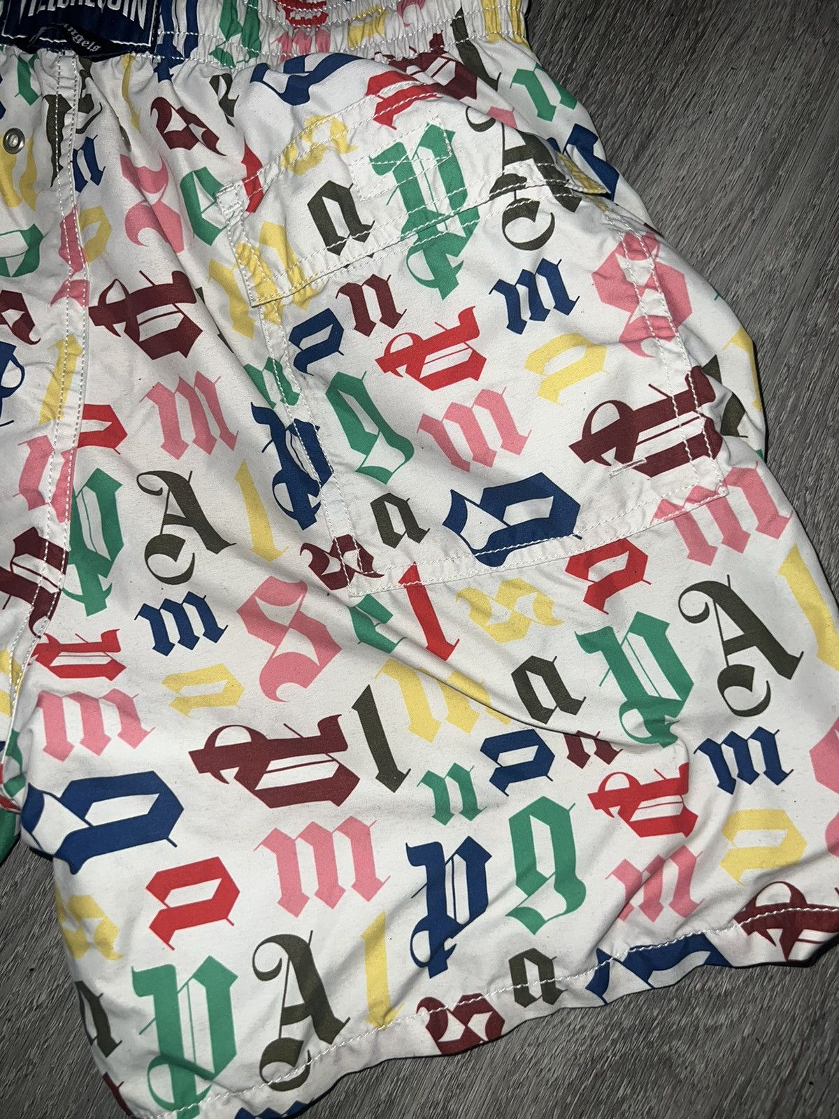 Palm Angels Palm Angels Monogram swim trunks Size US 30 / EU 46 - 7 Thumbnail