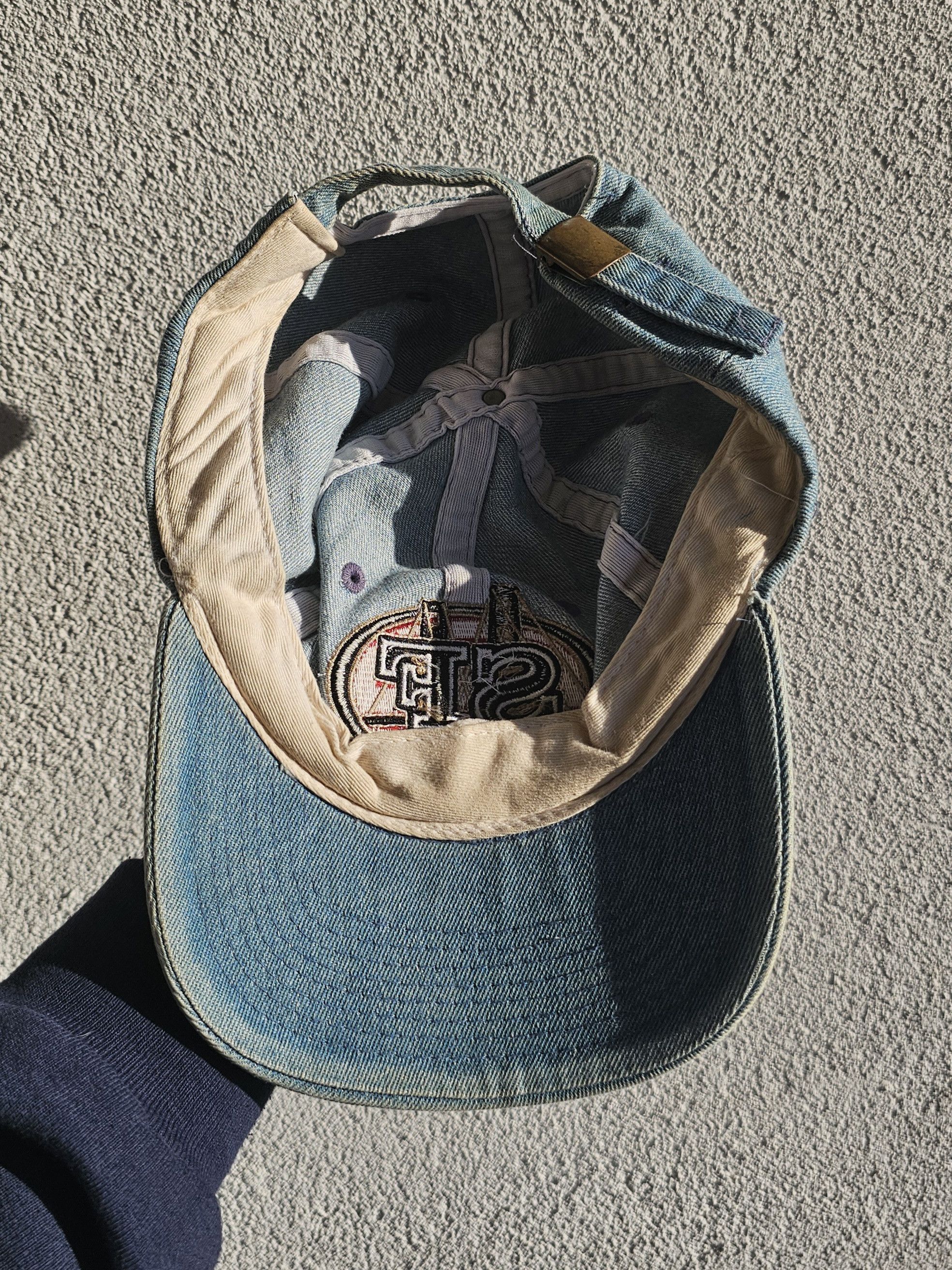 NFL San Francisco 49ers Denim 90's Hat Size ONE SIZE - 5 Thumbnail