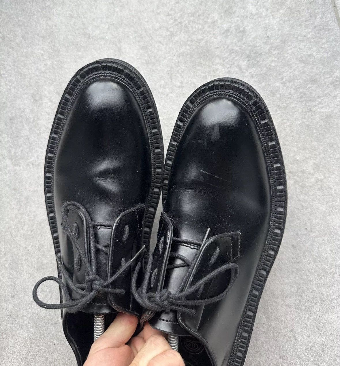 Eytys EYTYS Men's Alexis Derby Shoes Black Leather Chunky Y2K Size US 10 / EU 43 - 3 Thumbnail